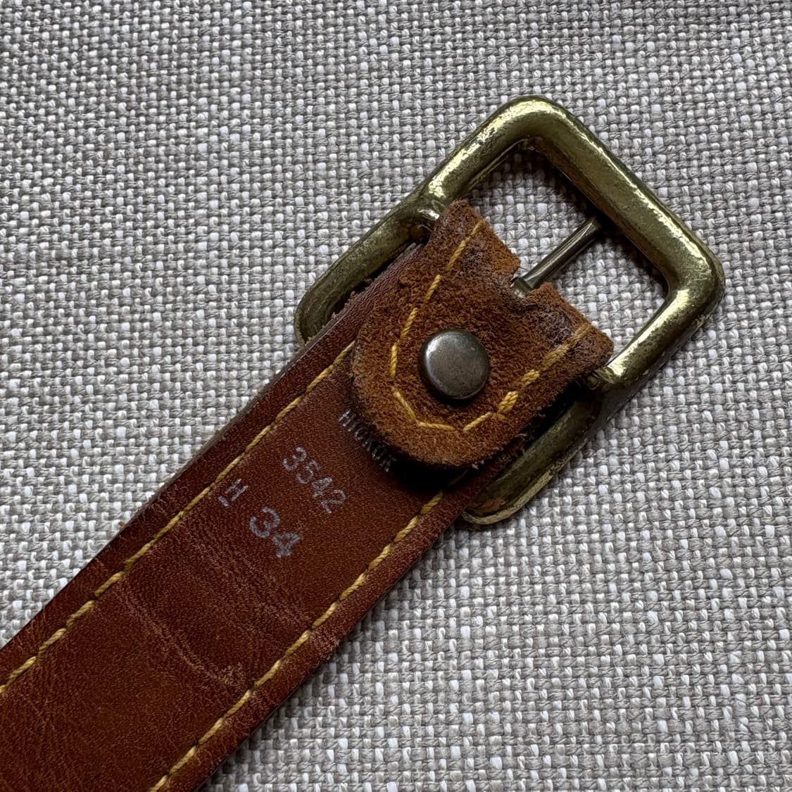 [33-34] 80s USA HICKOK 브라운 스웨이드 히콕 벨트 상품이미지8