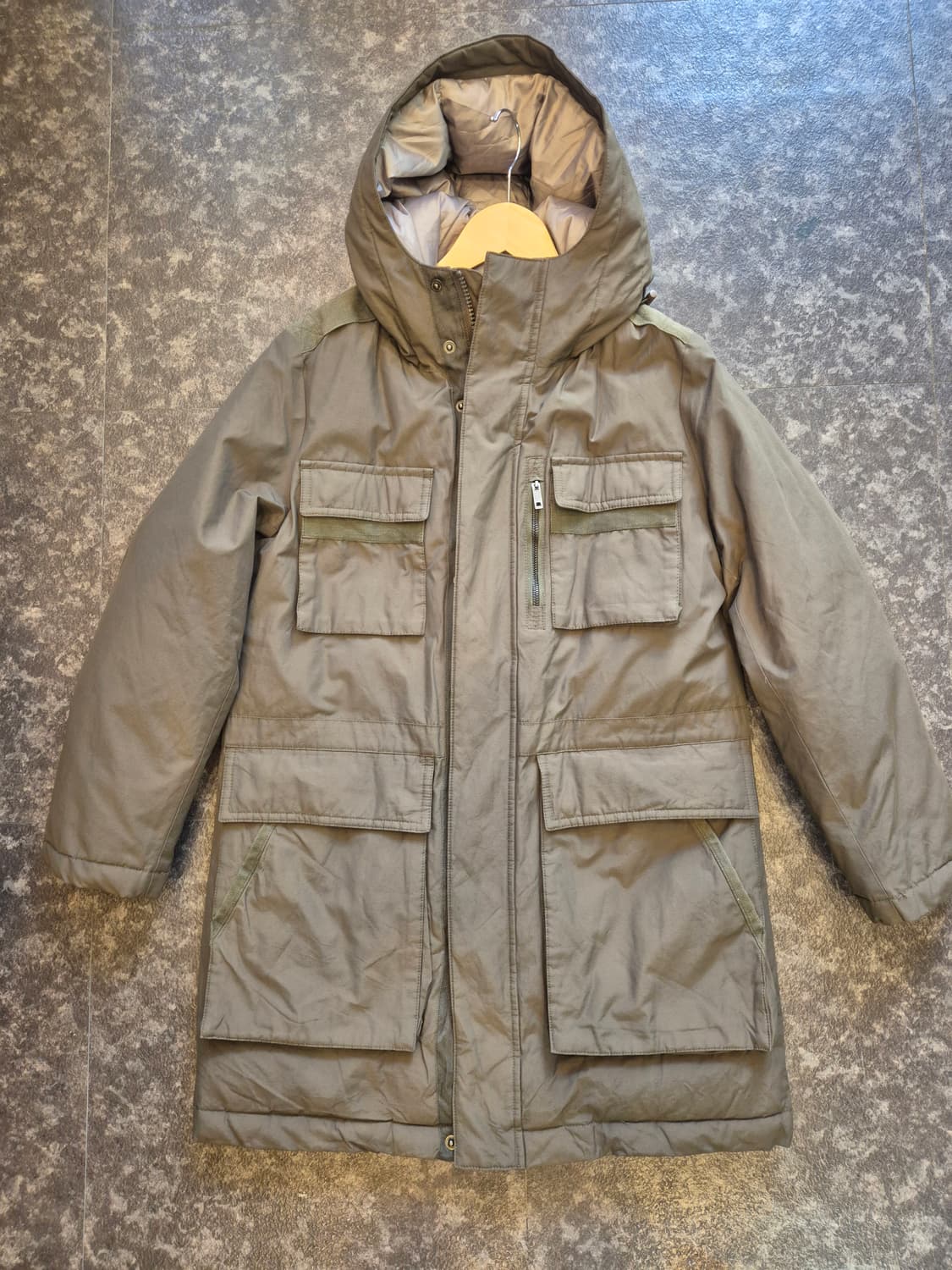 BON whitecabinet 카키색 야상 패딩점퍼-100 상품이미지1