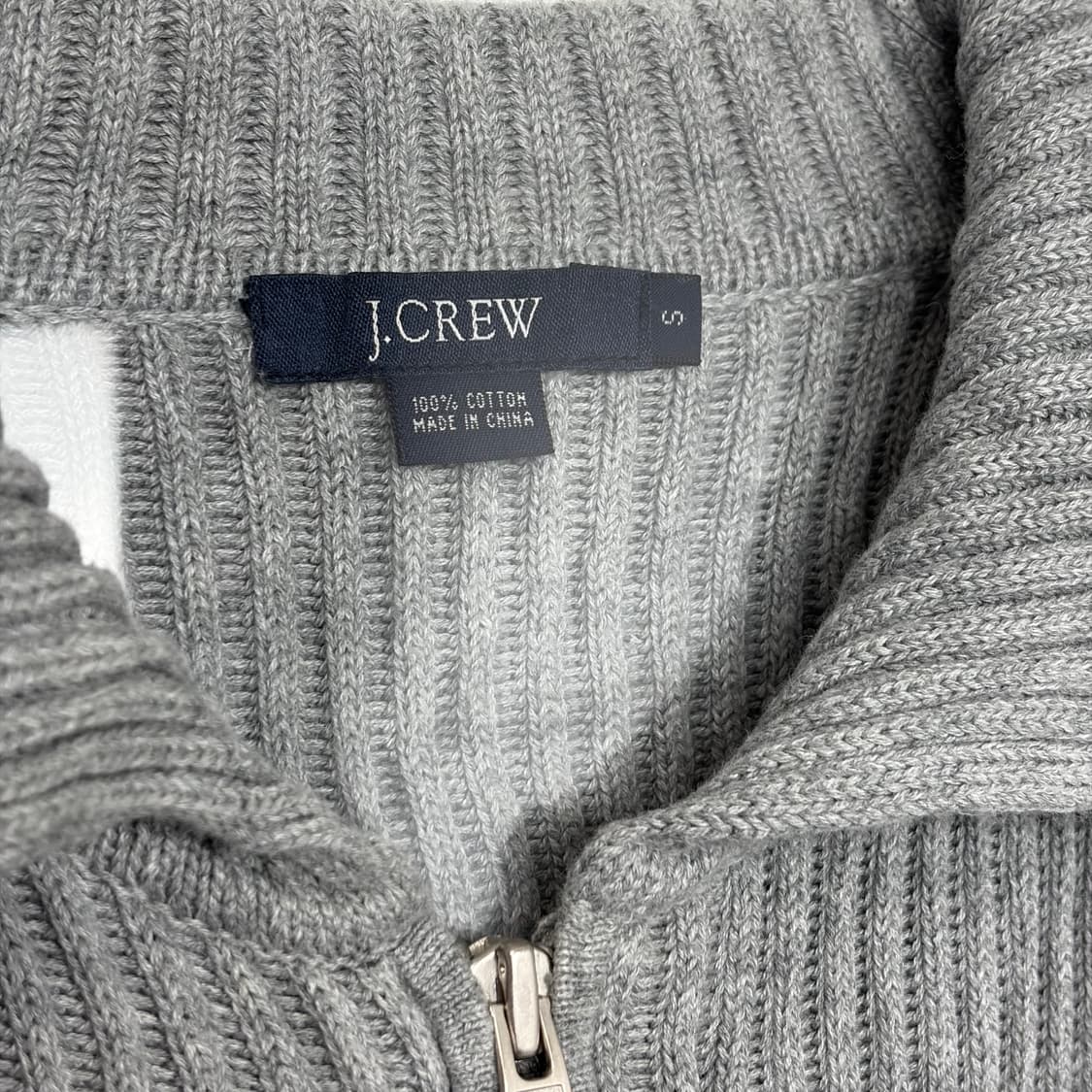 제이크루 카라 니트 집업 가디건 상품이미지3