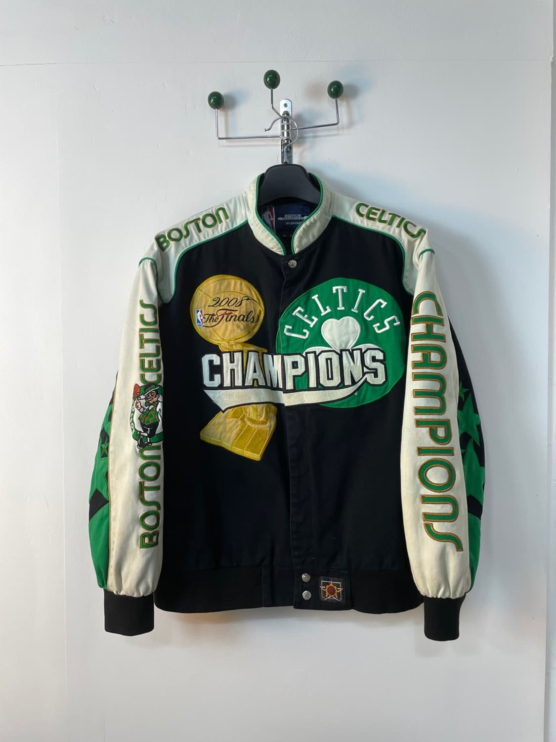Jh Design NBA BostonCelticsVarsityJacket 상품이미지1