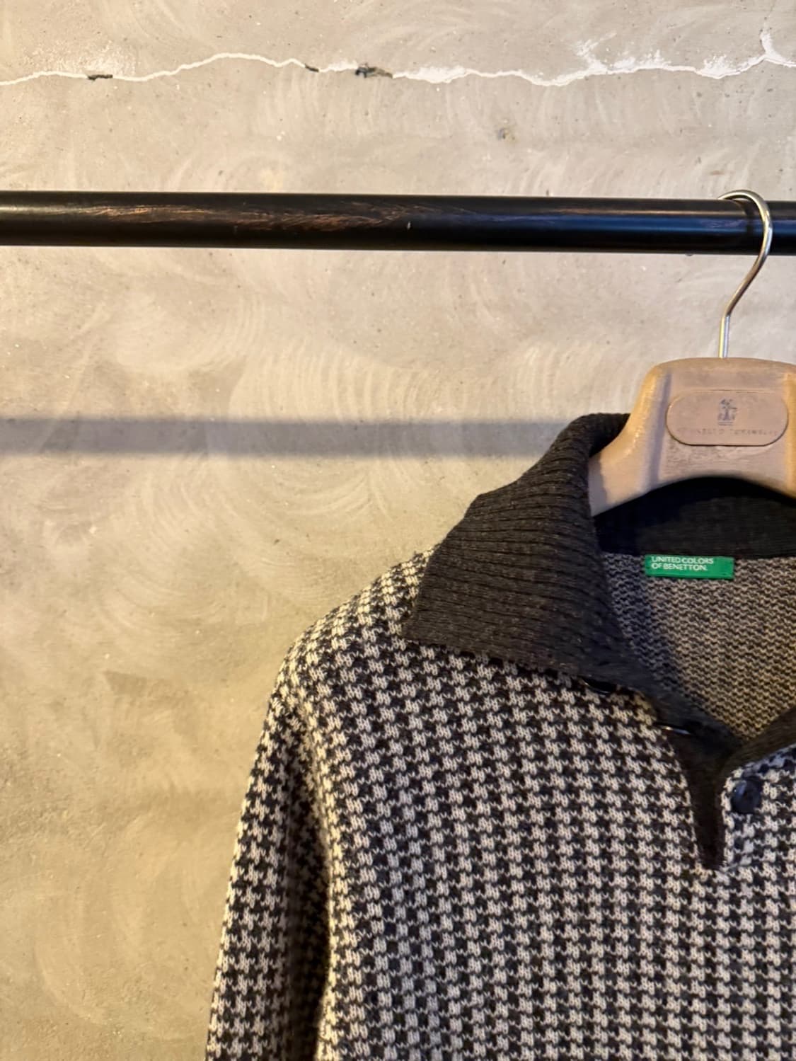 베네통 숄칼라 니트 55~66 상품이미지2