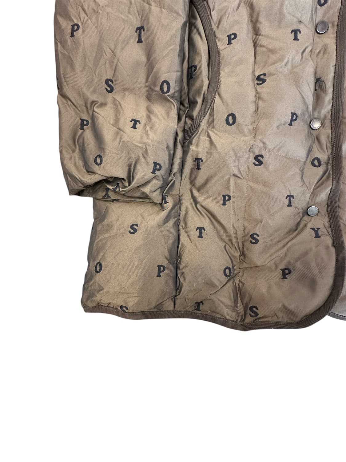 브라운 경량패딩 상품이미지5