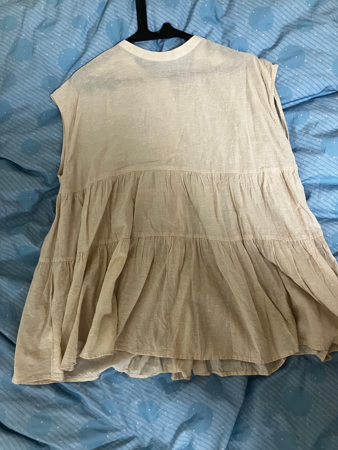 Vintage beige blouse 상품이미지4