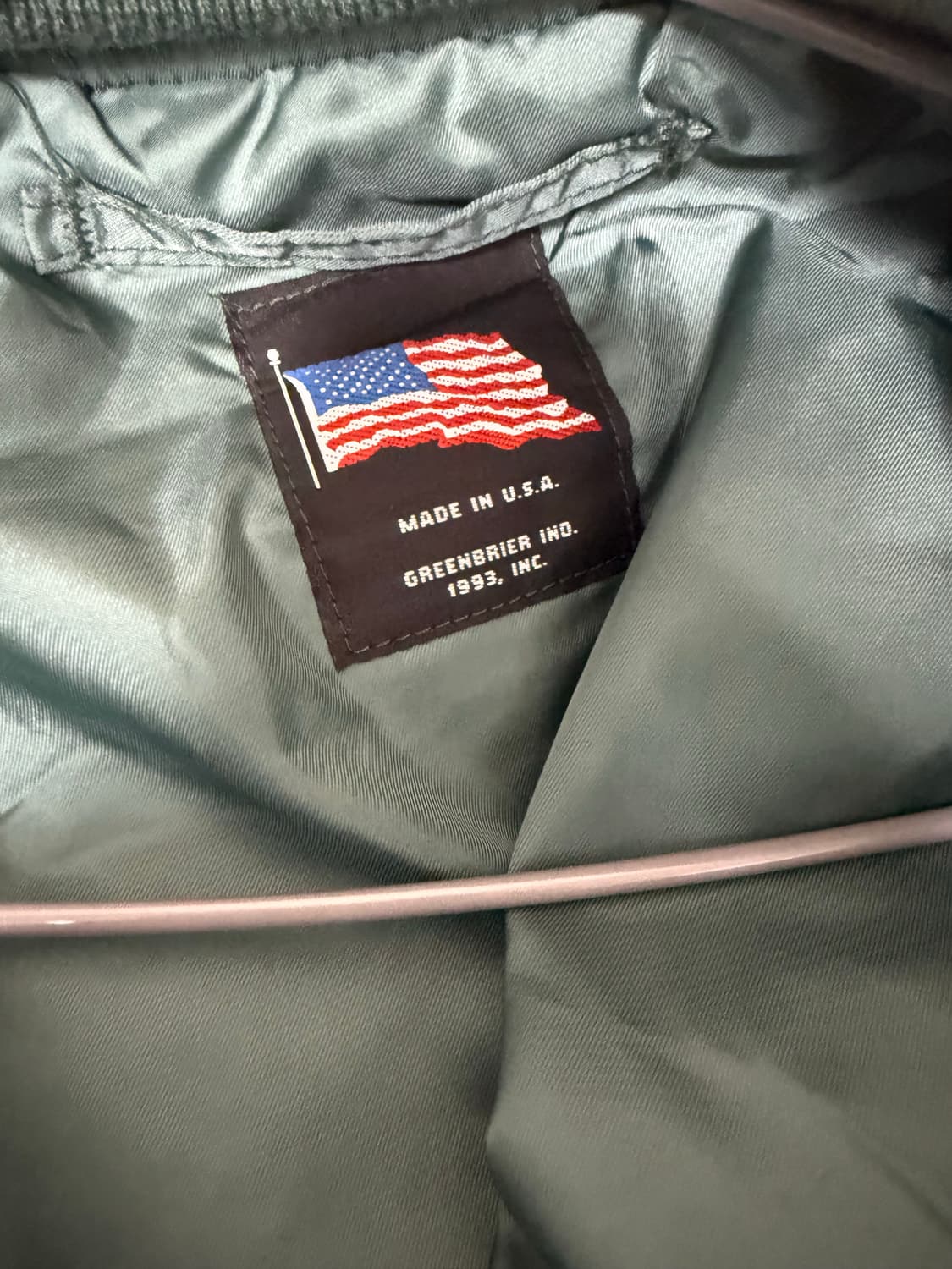 Greenbrier Ind. MA-1 항공 점퍼(m사이즈) 상품이미지4