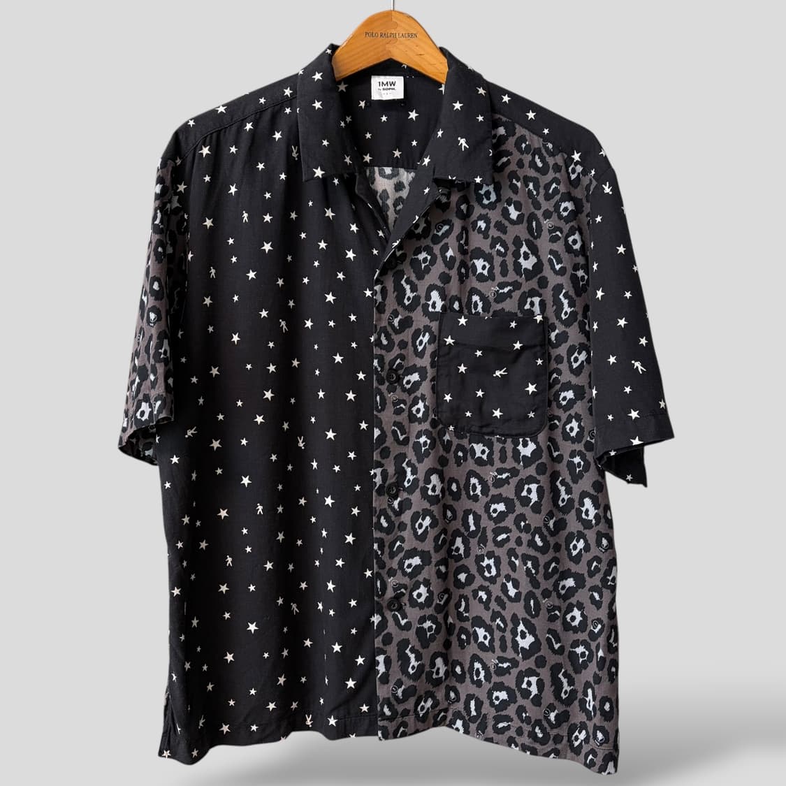 (L)GU 지유 1MW by SOPH 소프넷 믹스드 레오파드 하프셔츠 상품이미지1