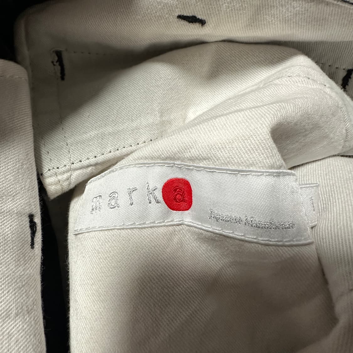 MARKAWARE woman cotton wide pants black 상품이미지3