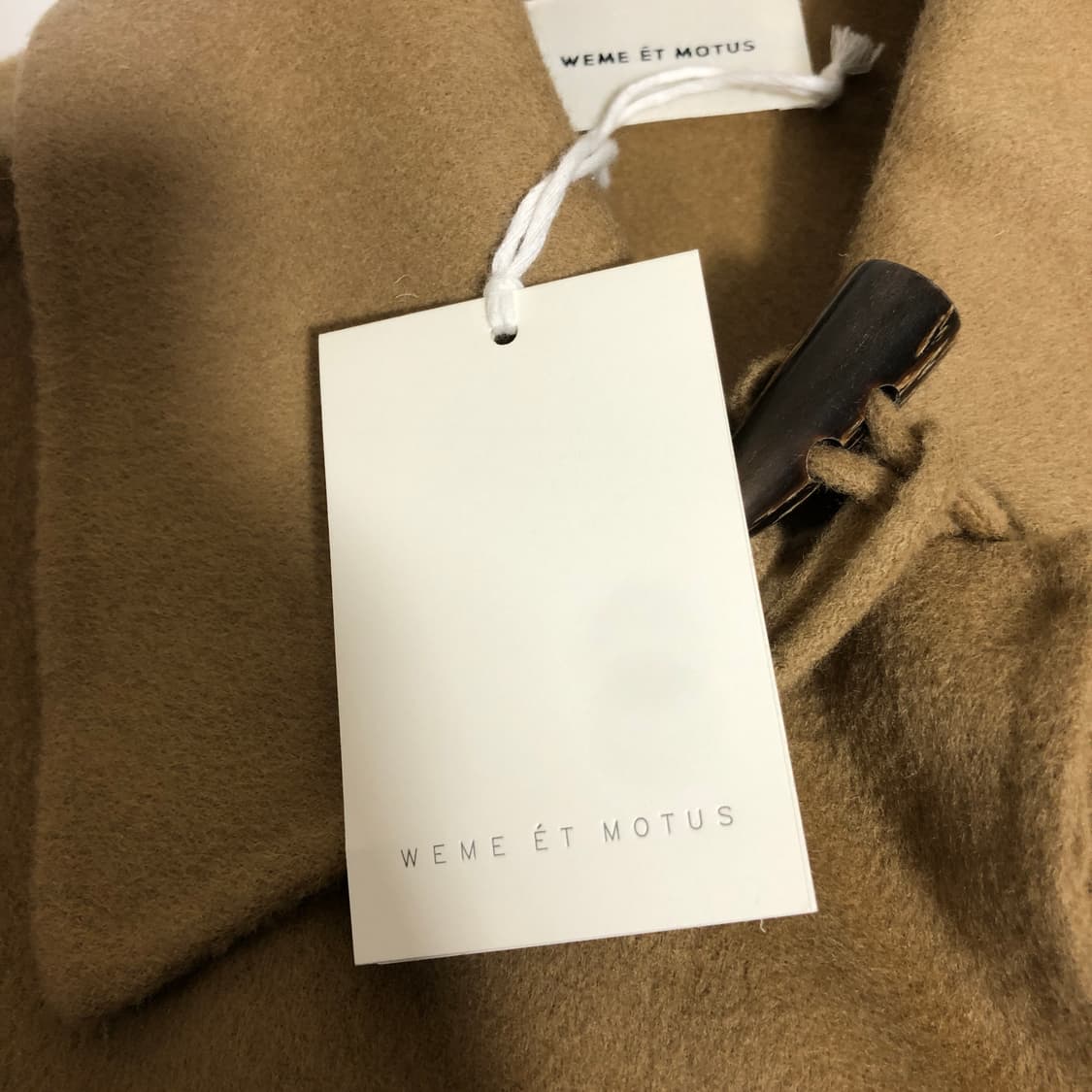 새상품) Weme 위미 핸드메이드 코트  상품이미지3