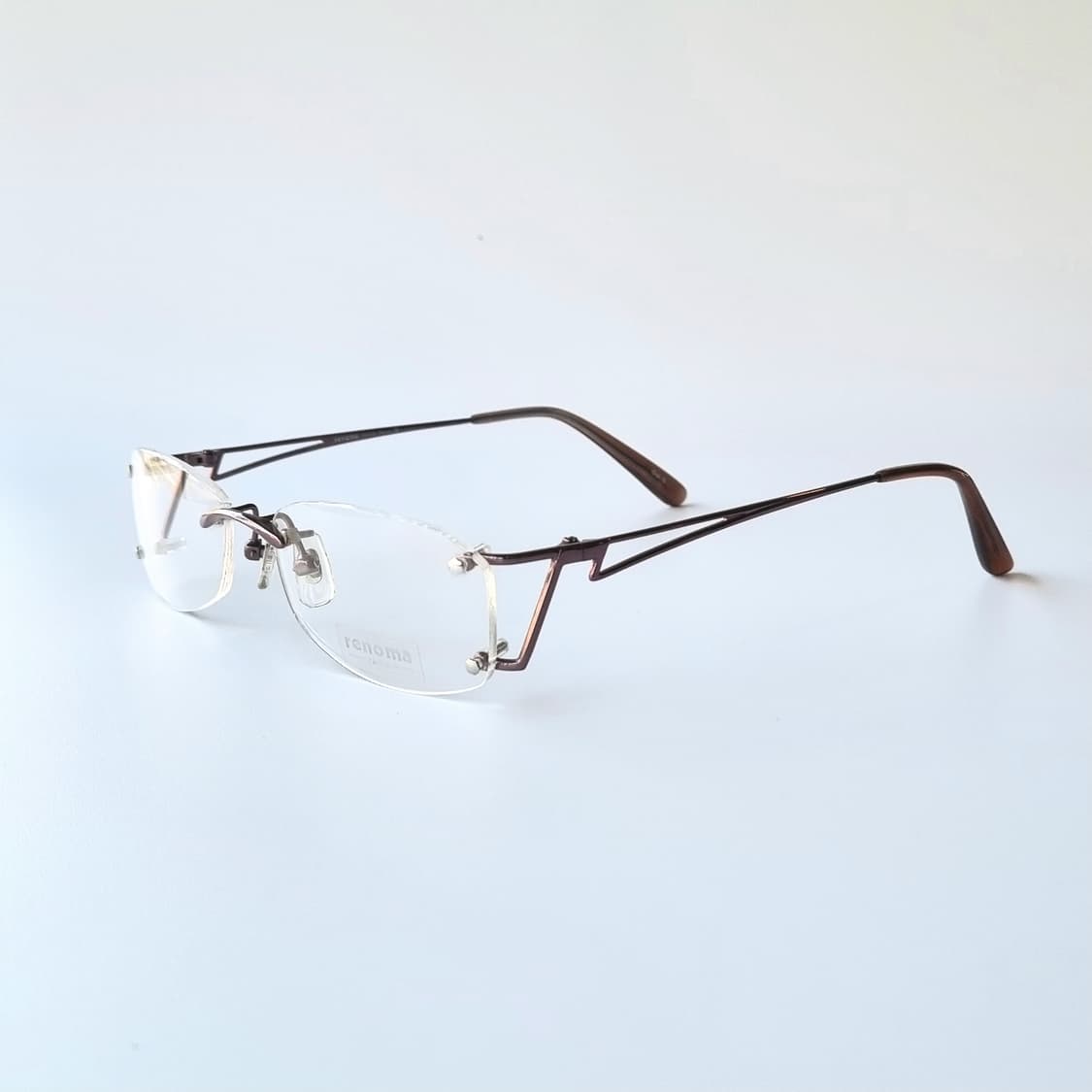 데드스탁  오벌쉐임 무테 버건디 안경테 235 상품이미지1