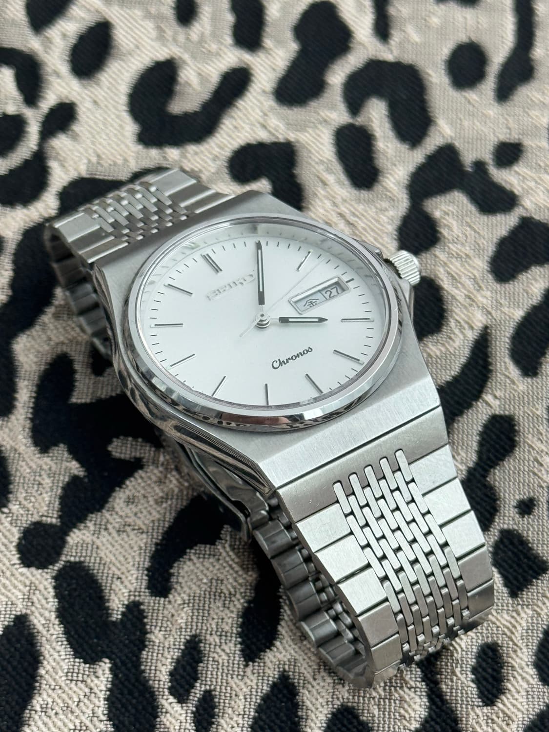 80s 빈티지 세이코 크로노스 쿼츠 상품이미지3