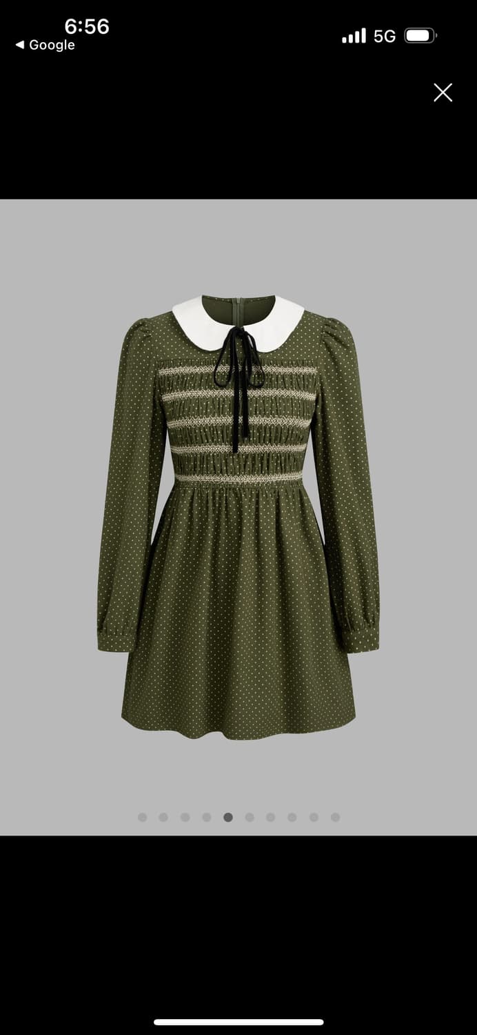 Cider green 미니 원피스 상품이미지6