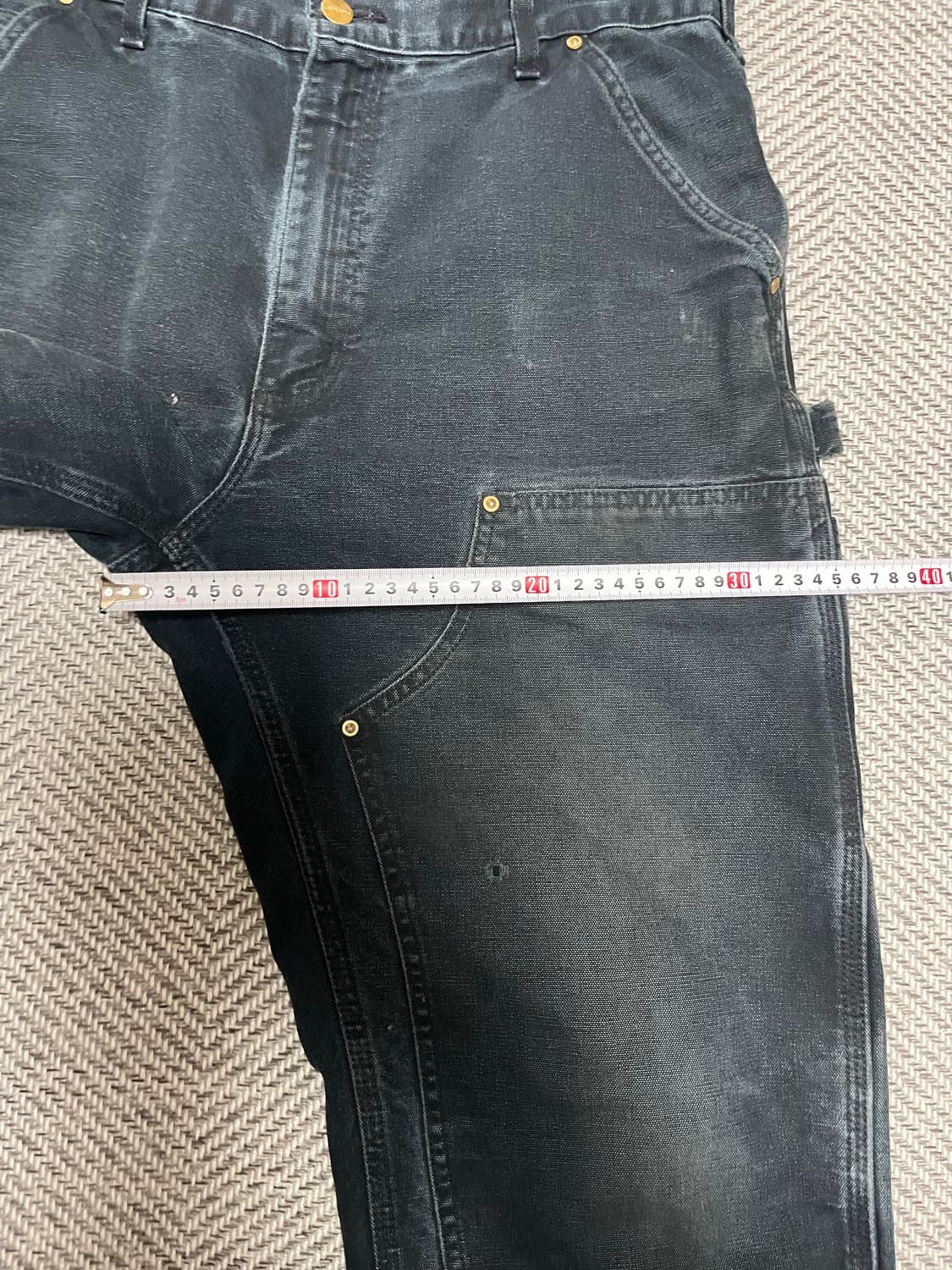 칼하트 더블니 B01 blk 34x34 상품이미지6