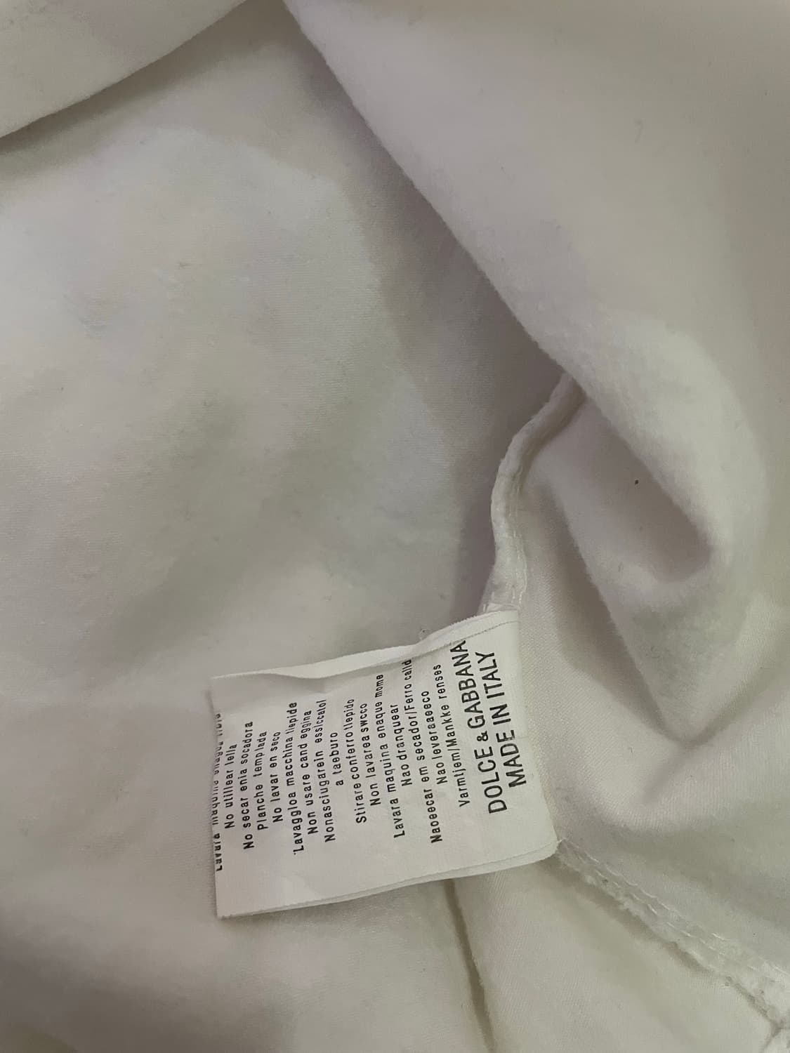 Dolce&gabbana 스톤 로고 슬림핏 긴팔 티  상품이미지3