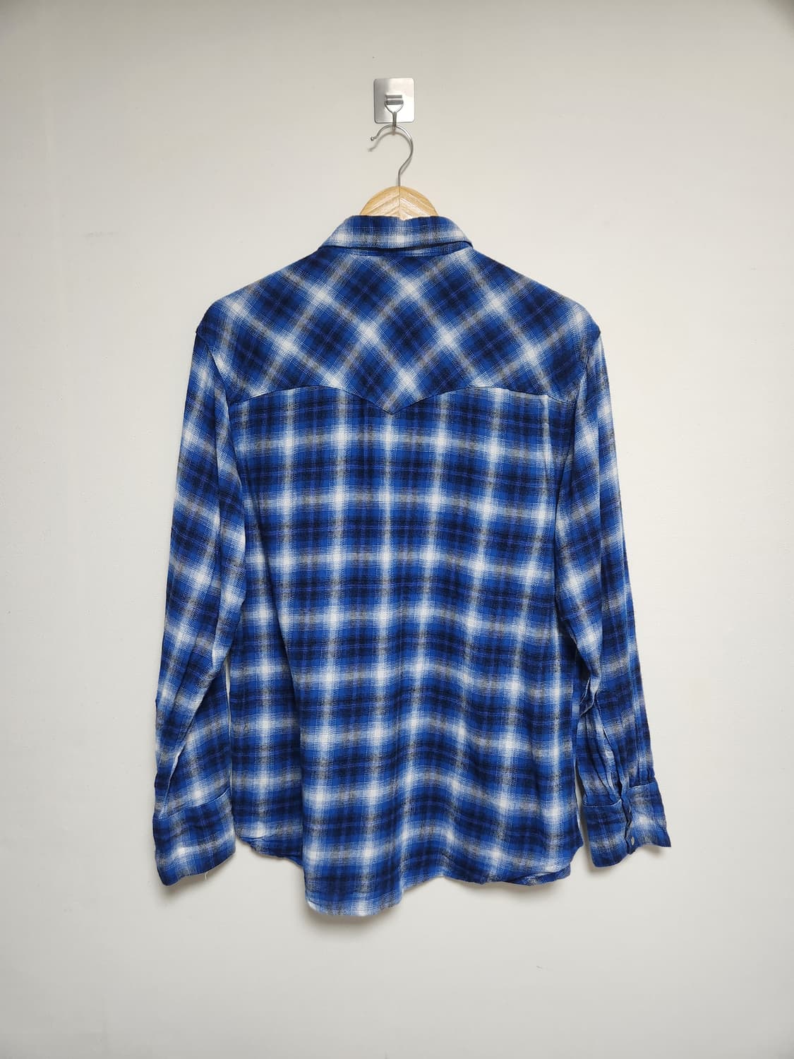 랭글러Wrangler 웨스턴 플란넬 셔츠 L - S74 상품이미지2