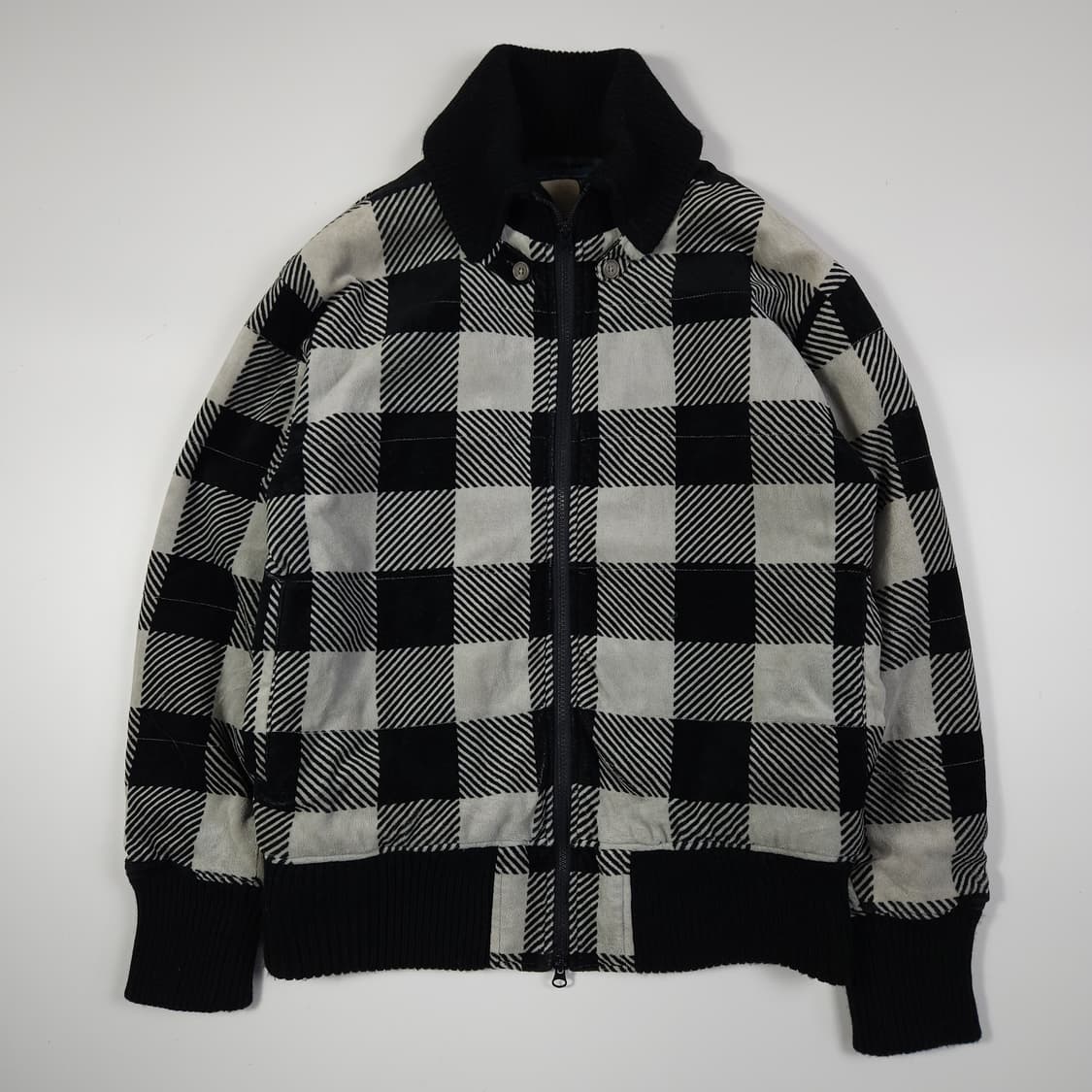 울리치 체크 집업 자켓 상품이미지1