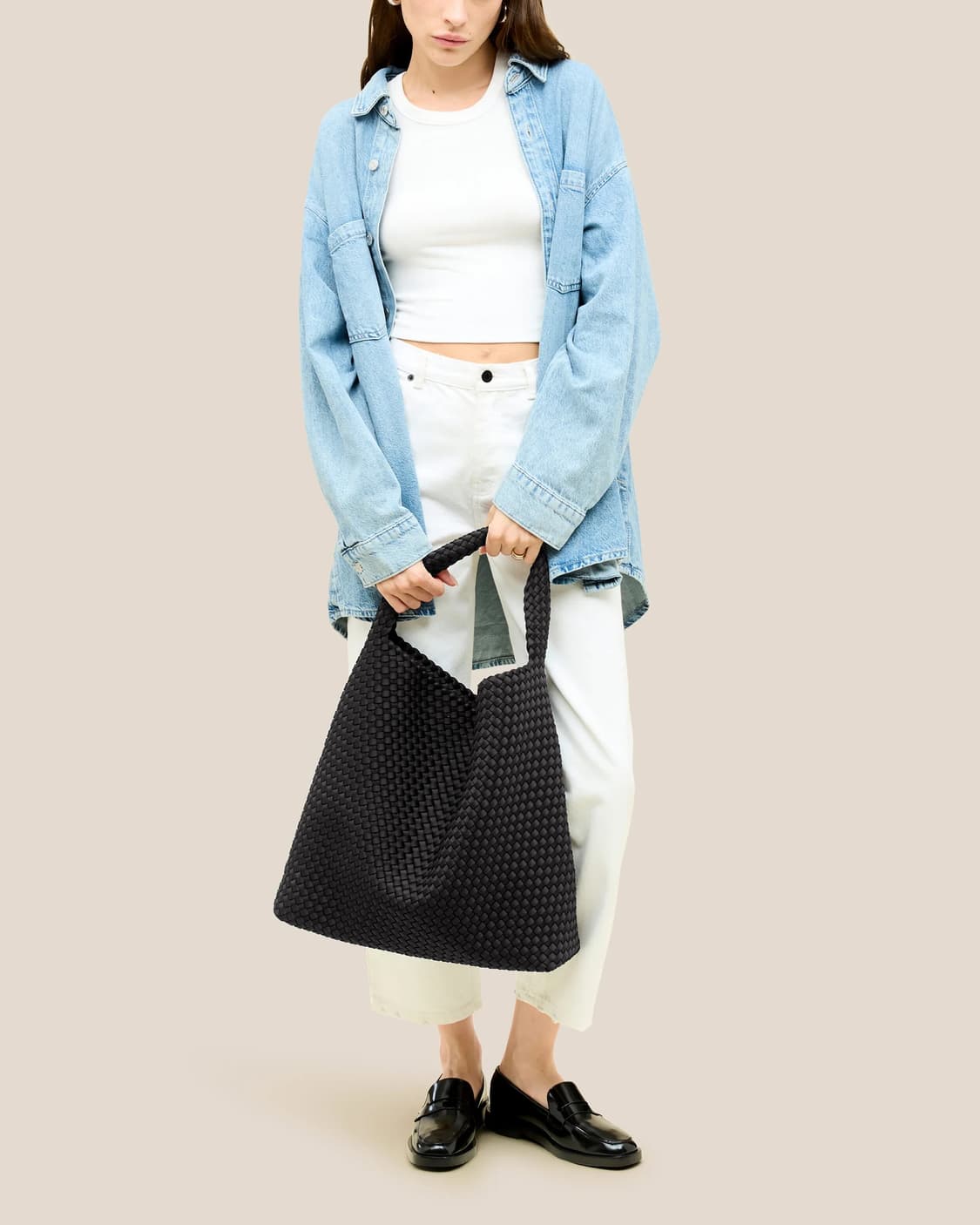 Naghedi Nomad Hobo Large Onyx 상품이미지3