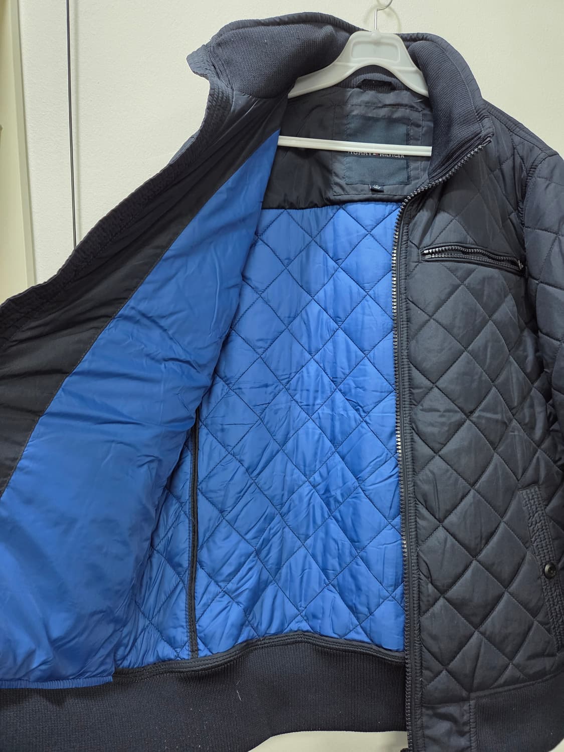 타미힐피거 네이비 퀼팅 쟈켓 점퍼 봄버 L 라지 상품이미지5