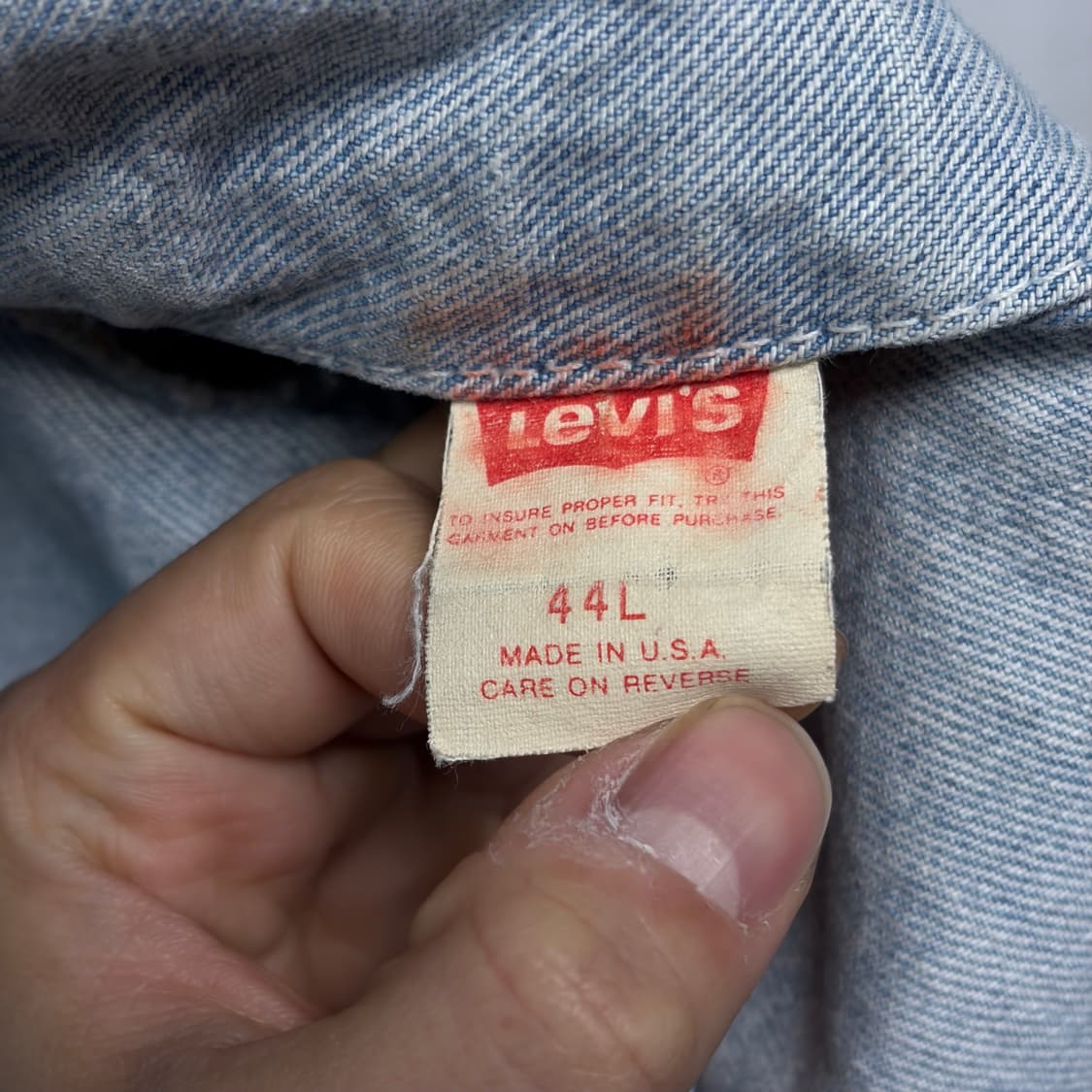 리바이스 80S 트러커 커스텀  상품이미지6