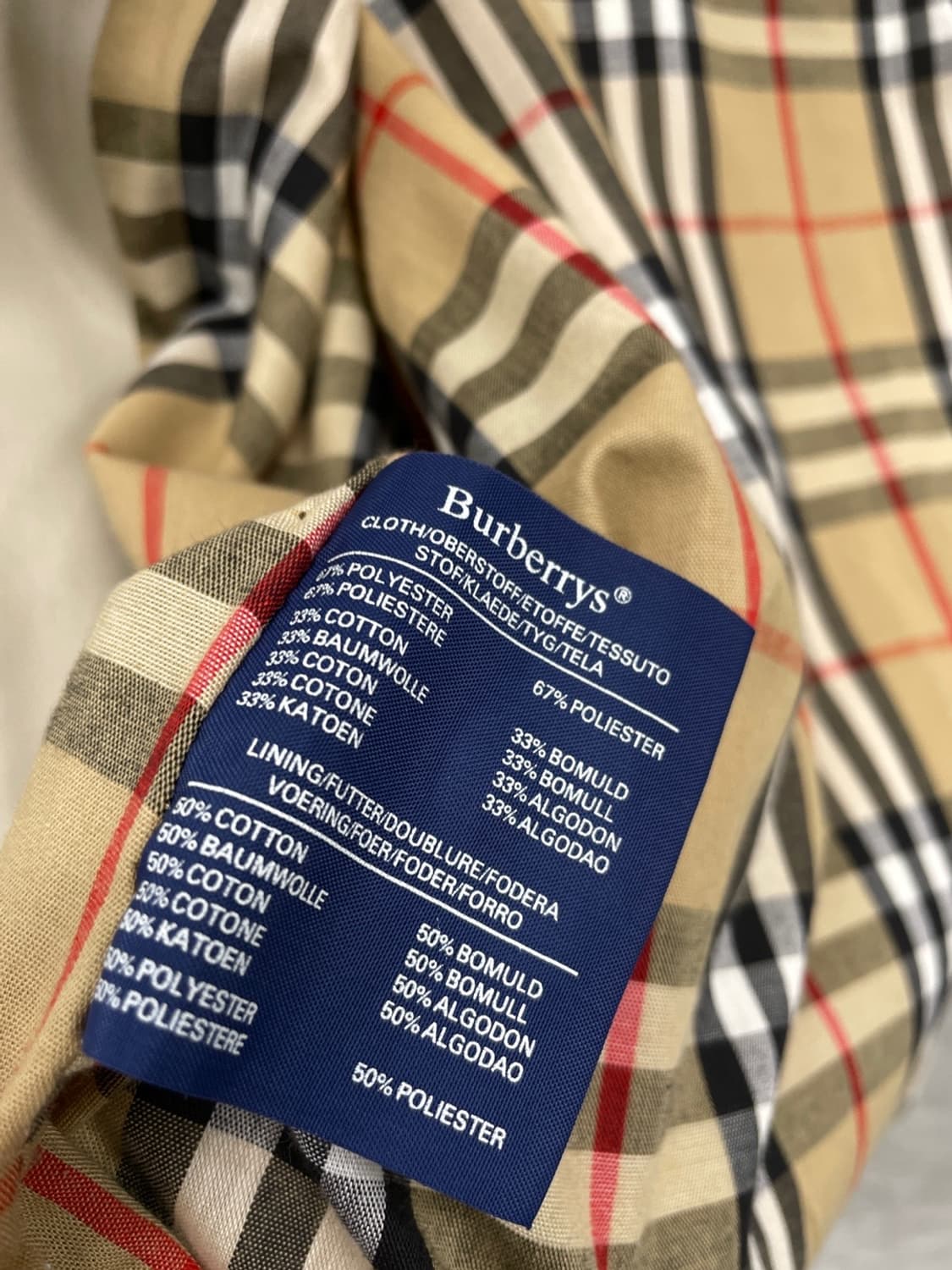 여) 버버리 개버딘 트렌치코트 상품이미지9