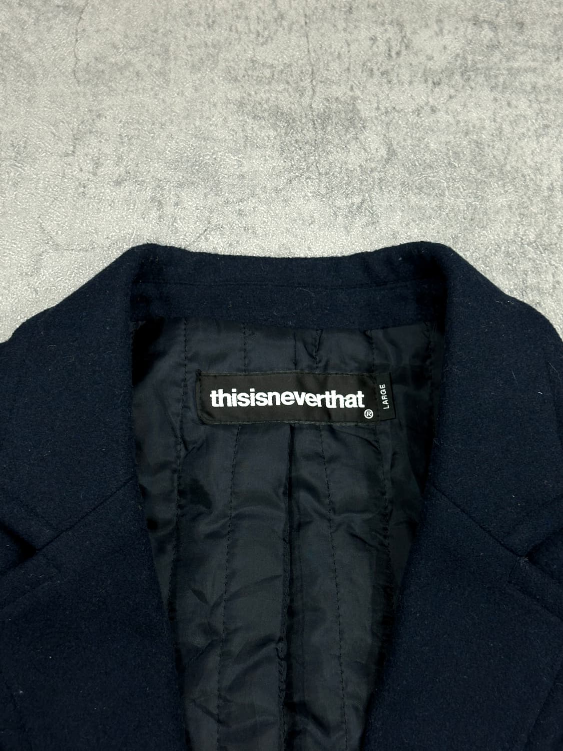 디스이즈네버댓 울 코트 상품이미지3