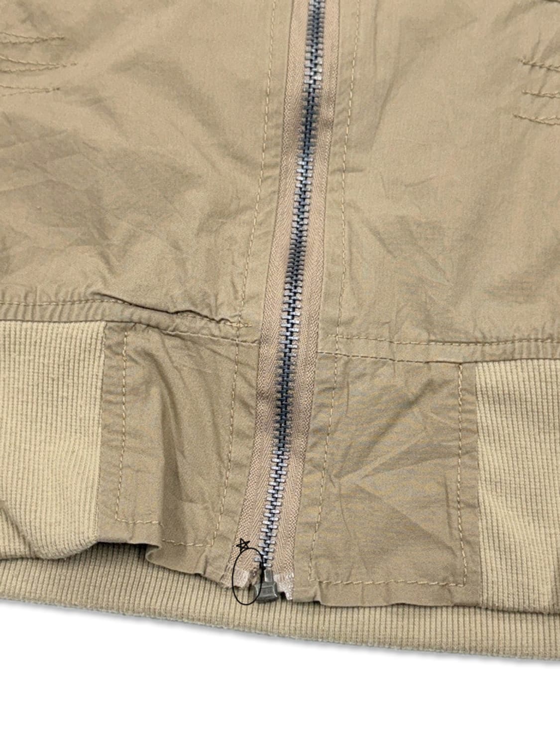 빈티지 라이트 브라운 집업 자켓 상품이미지4