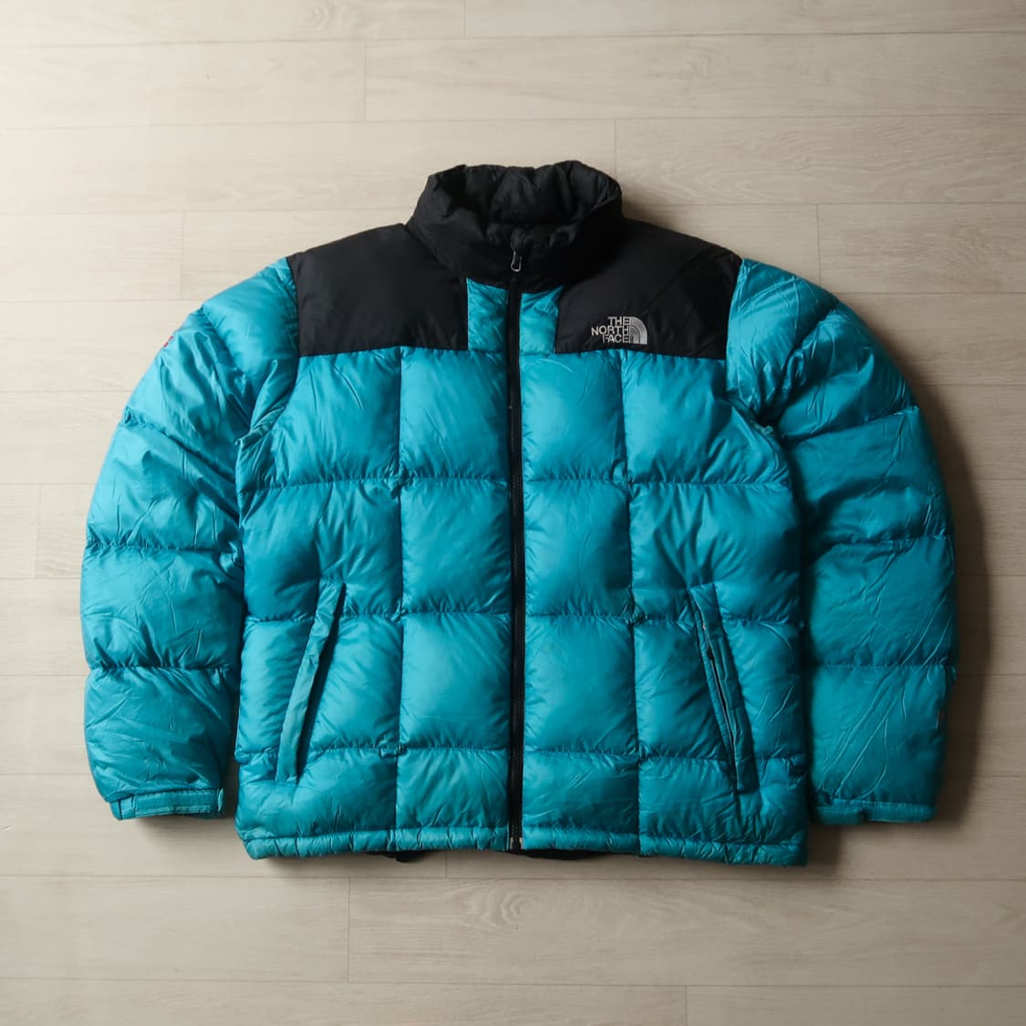 노스페이스 800 구스 다운 패딩 터키쉬 그린 L 상품이미지1
