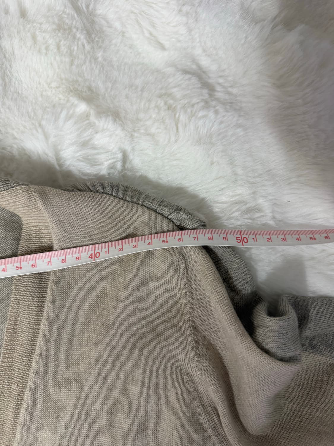 [OS] 마틴 마르지엘라 04fw 블랭크탭 가디건 베이지 상품이미지8