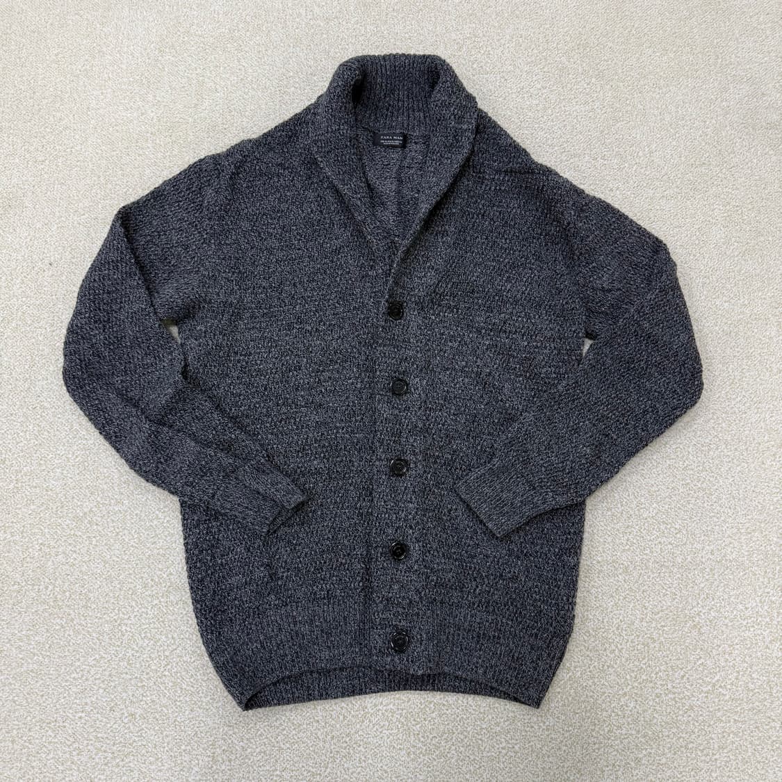 M 자라 맨 숄카라 니트 가디건 0126T1 상품이미지1