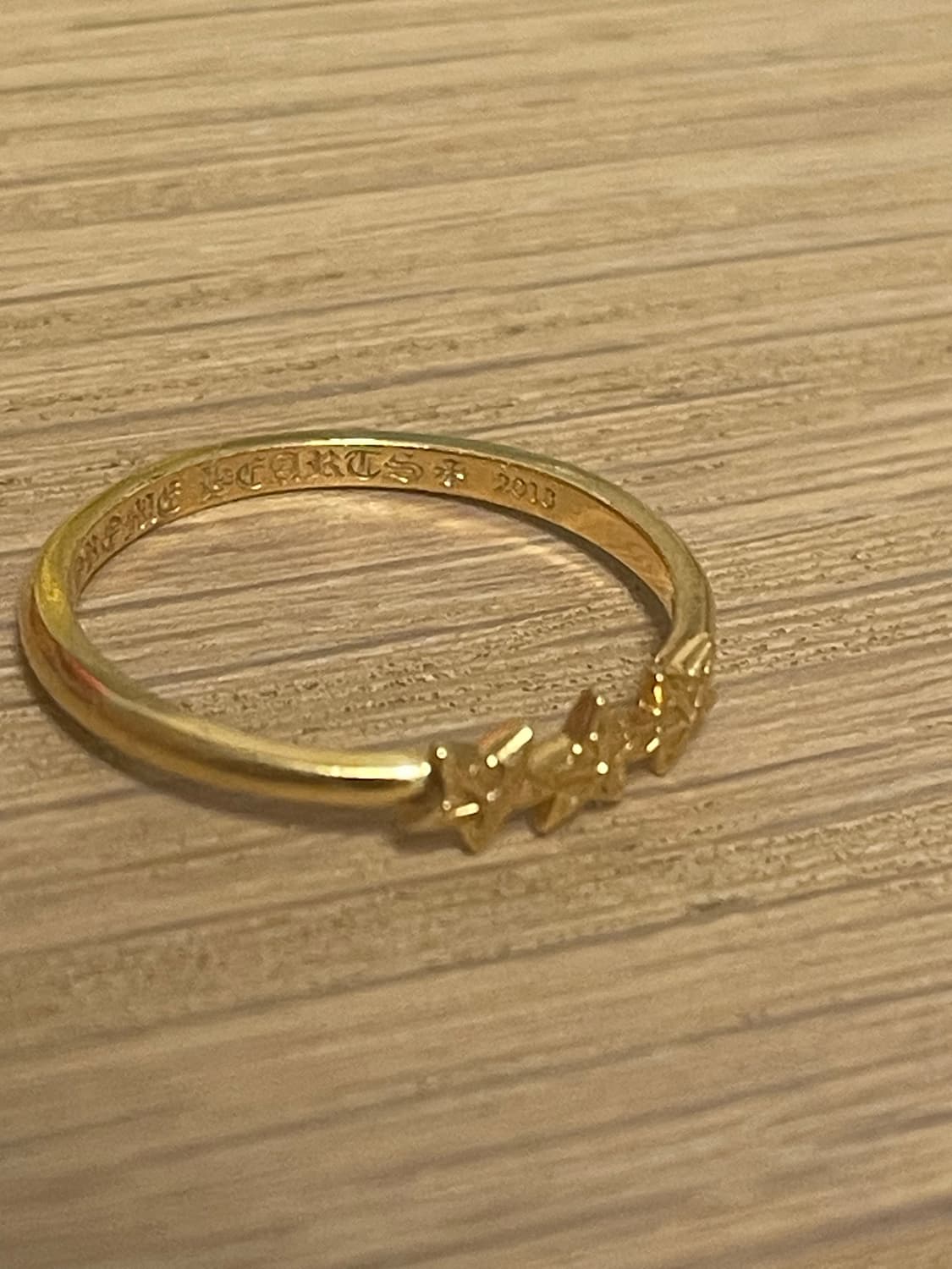 크롬하츠 22k 쓰리스타 링 US 8호(17-18호) 상품이미지2