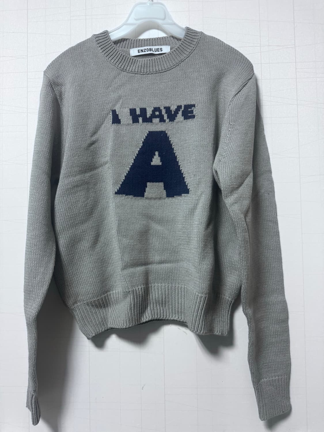 엔조블루스 로고 니트 상품이미지1