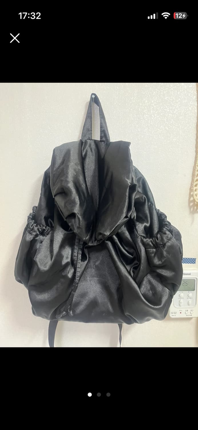 드로우 새틴 백팩  상품이미지1