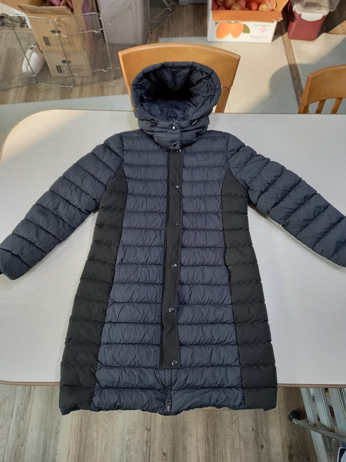 M95 LACOSTE Kor 구스다운 롱패딩 다크네이비 M-980 상품이미지1