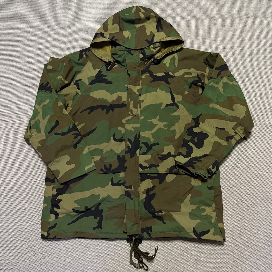 미군 우드랜드 카모 고어텍스 바람막이 자켓 상품이미지1