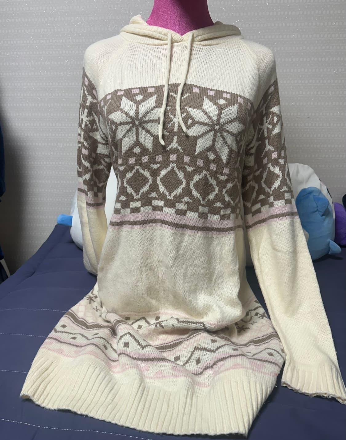 COLZA 콜자 노르딕 원피스니트 상품이미지1