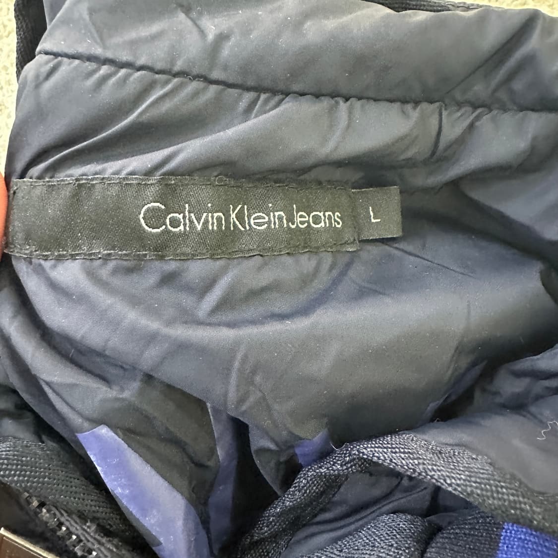 L 캘빈클라인진스 내피조끼 퀄팅 자켓 0324D 상품이미지2