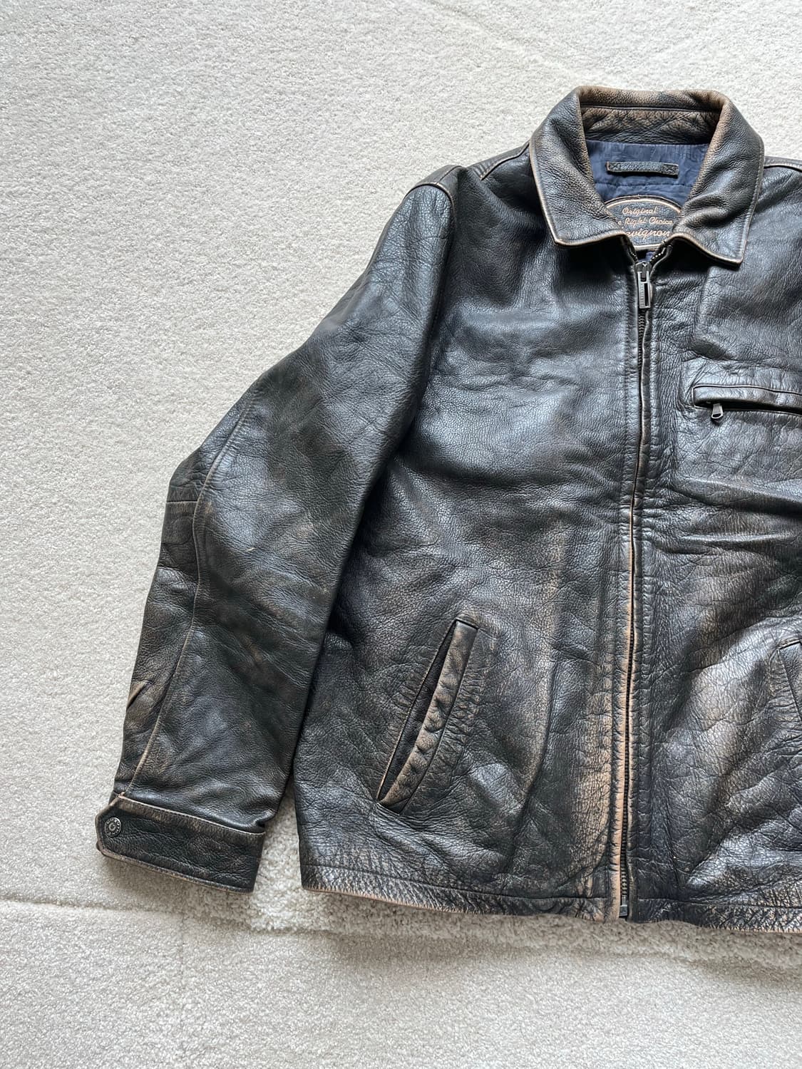 쉐비뇽 프렌치 레더 자켓 (105) 상품이미지5