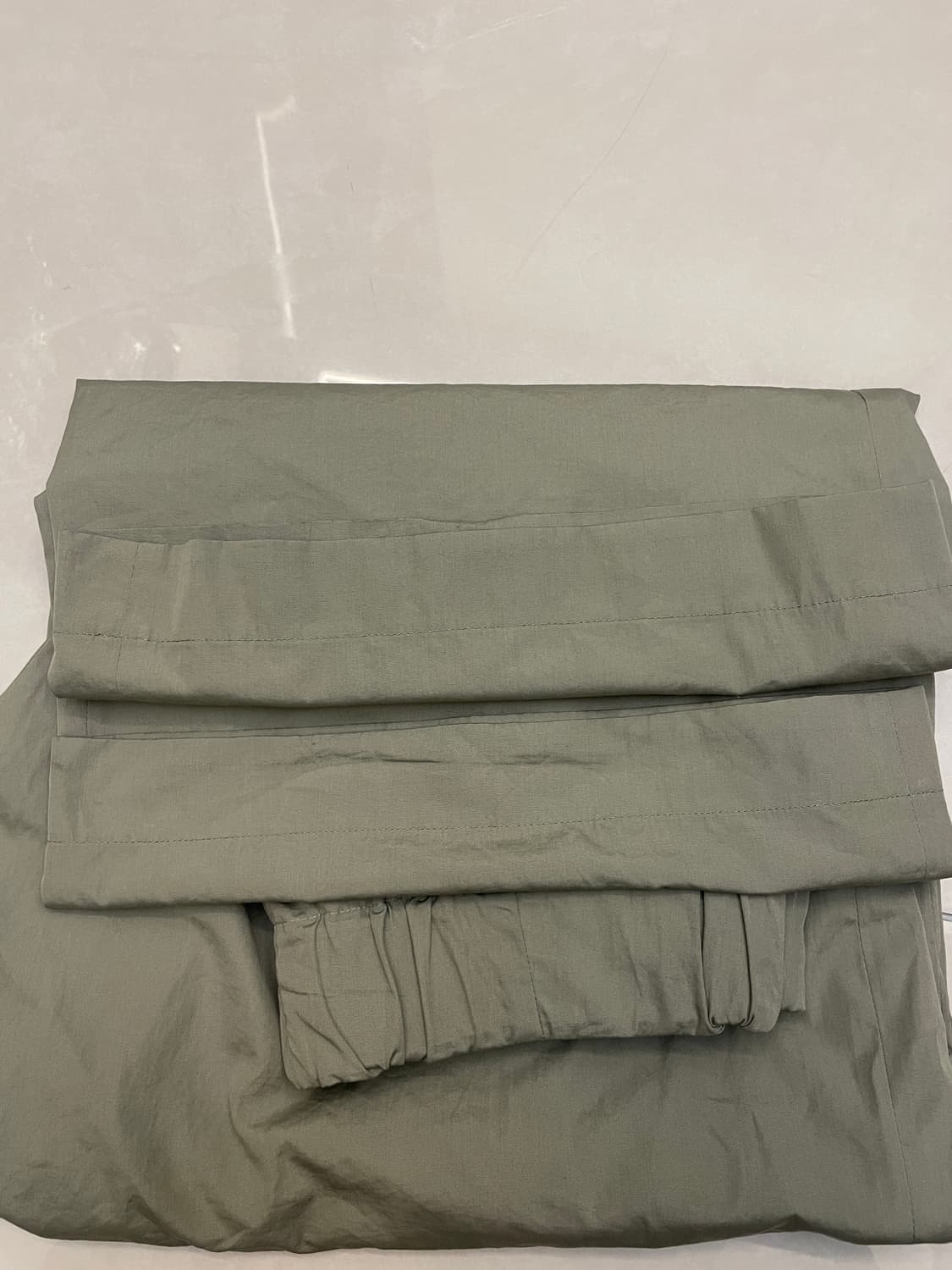 드리스 반 노튼 25SS 와이드 플리츠 슬랙스 그레이 상품이미지10