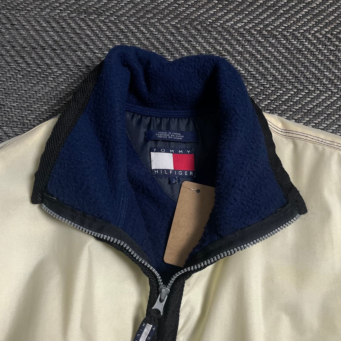 00s 타미힐피거 올드스쿨 빅로고 스티치 디테일 박시핏 점퍼o 4722 상품이미지6