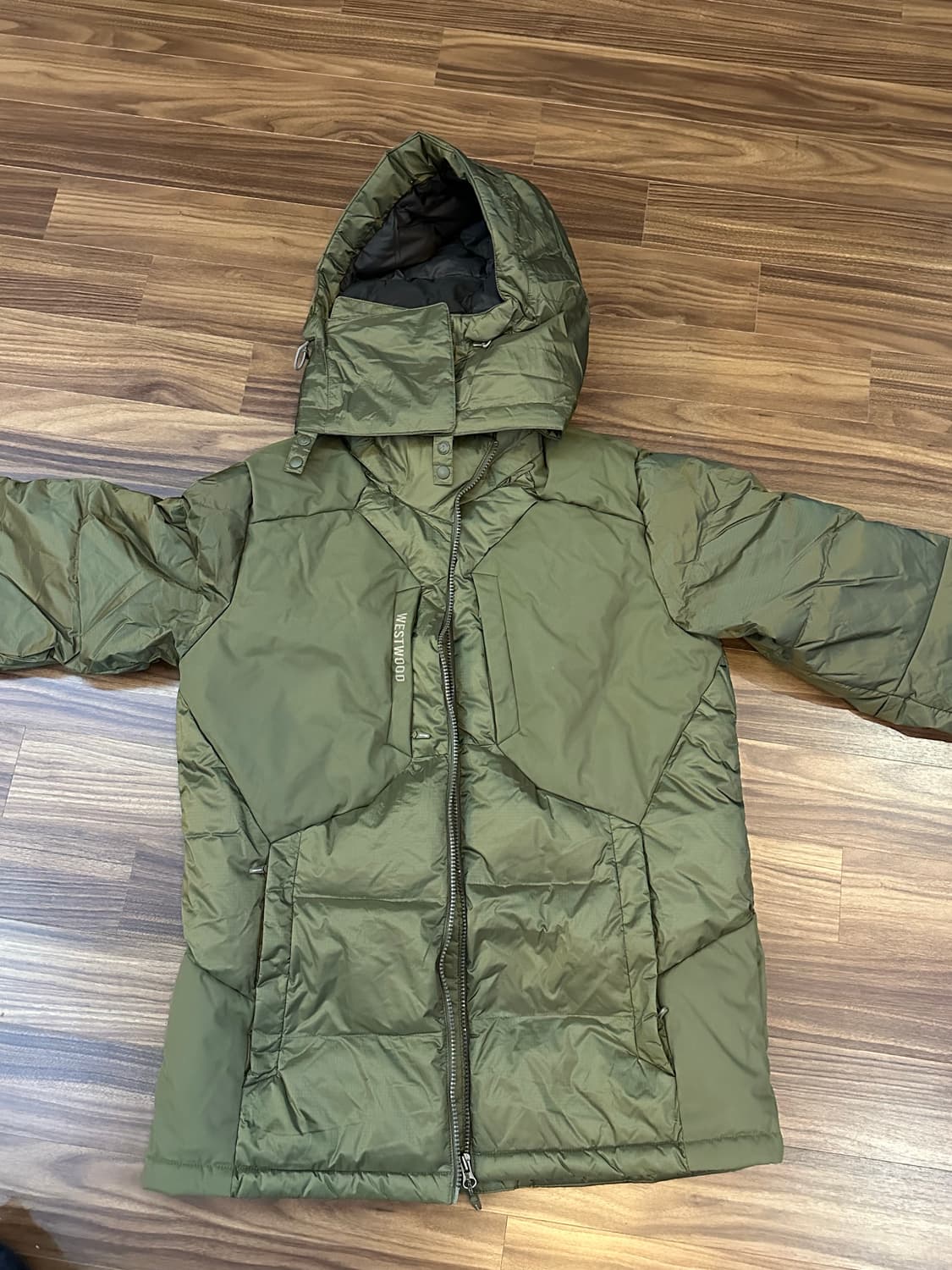 웨스트우드 남성 패딩 95 카키 상품이미지1