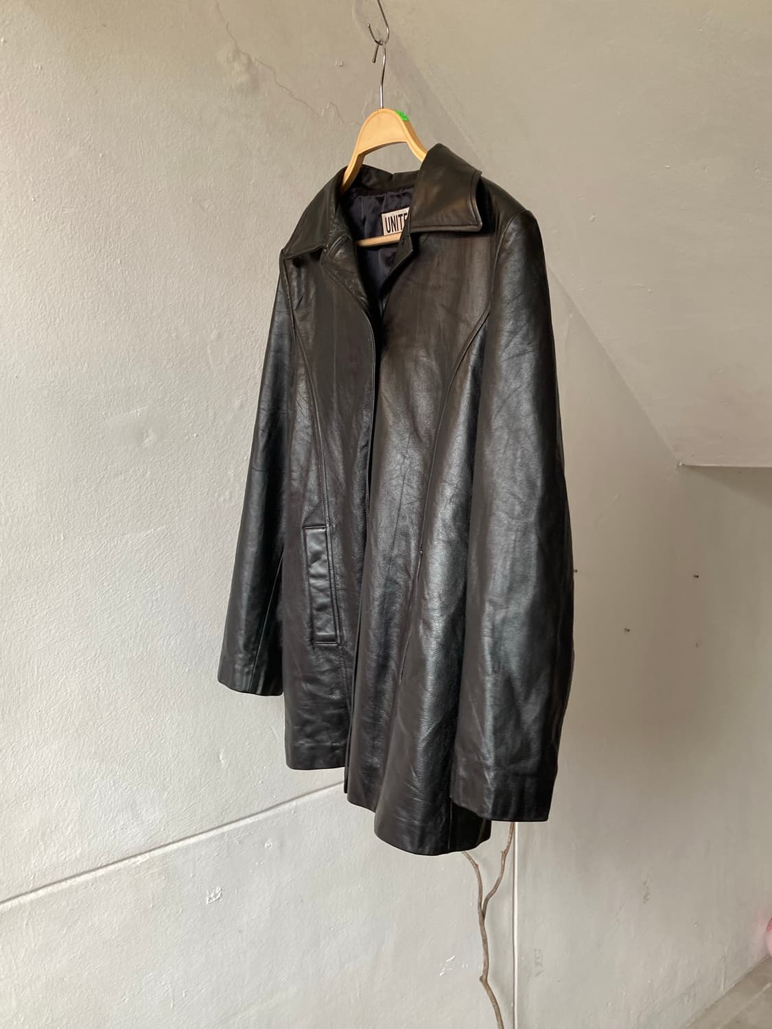 소가죽 싱글버튼 레더 자켓 상품이미지4