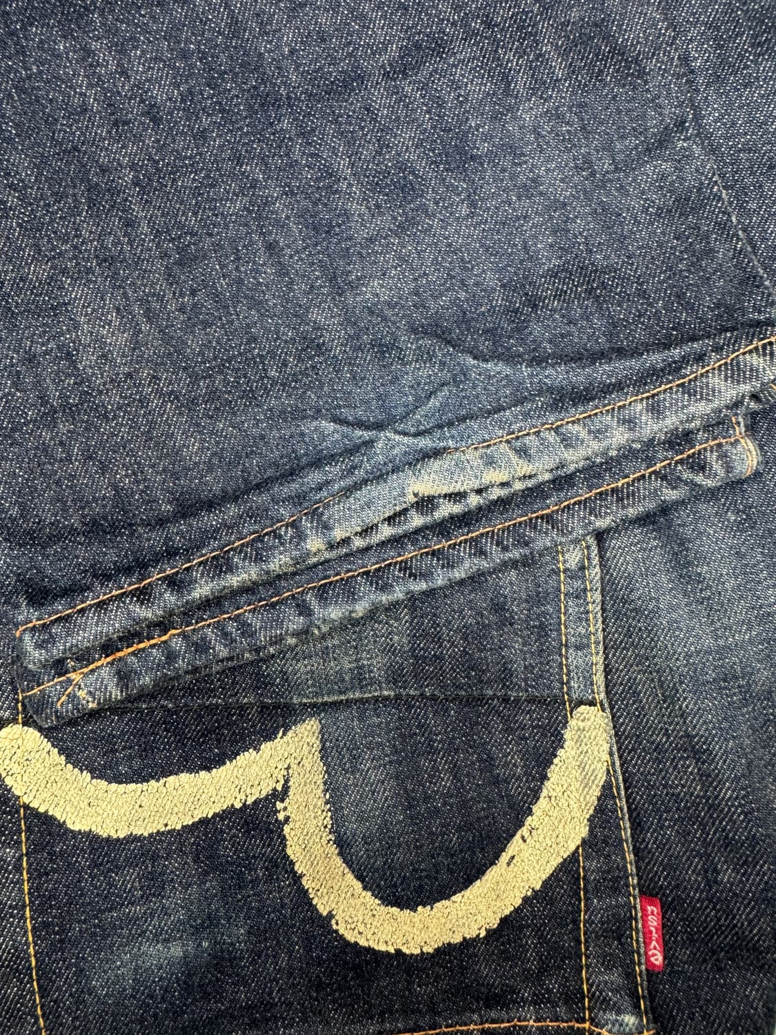 빈티지 00s 오리지널 에비수 evisu lot2000 셀비지 데님 29 상품이미지10