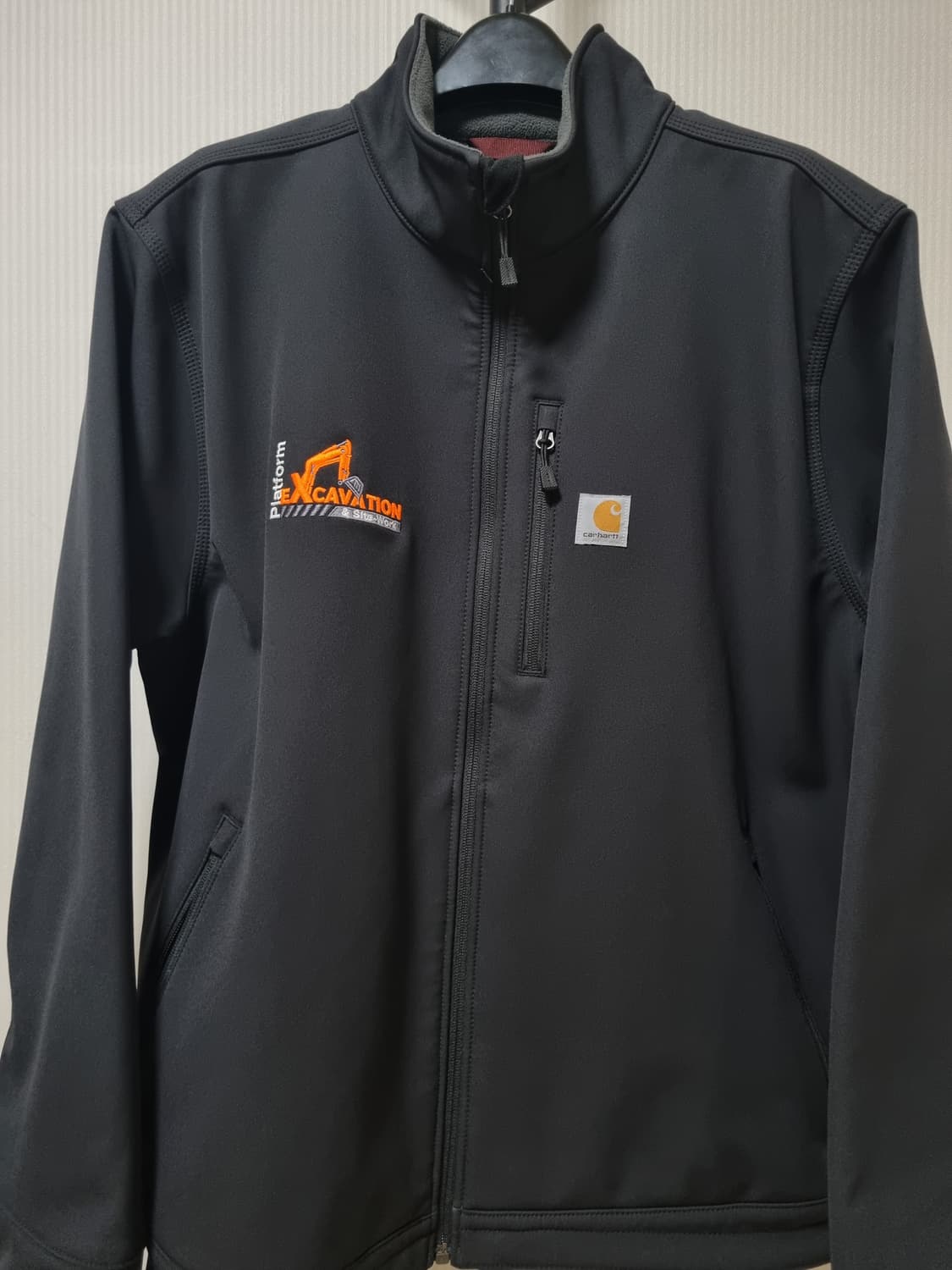 칼하트 크로울리 소프트쉘 레인 자켓 블랙 XXL 상품이미지1