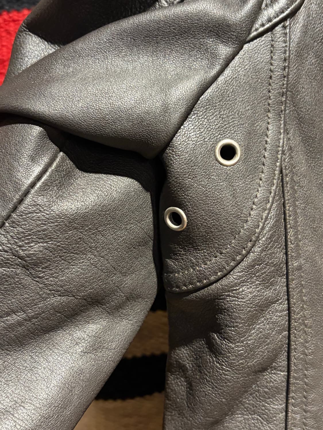 Vintage 4pocket biker jacket/ 양가죽 라이더자켓 상품이미지3