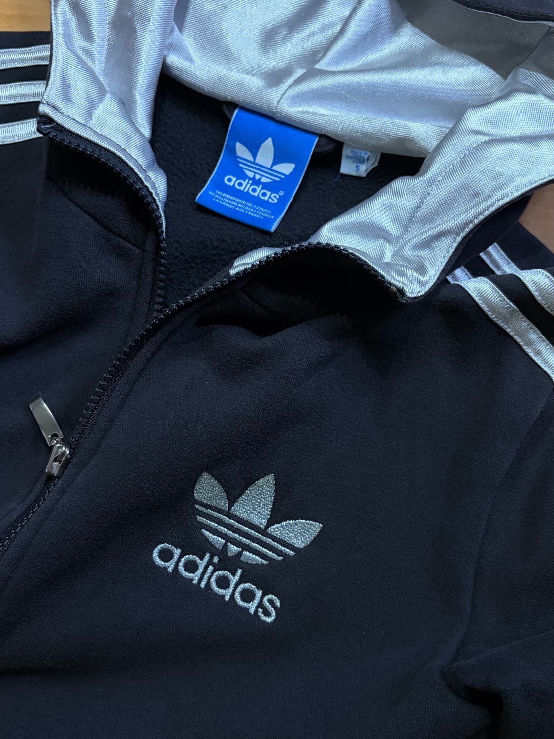 (빈티지) 아디다스 후드 집업 S 상품이미지4