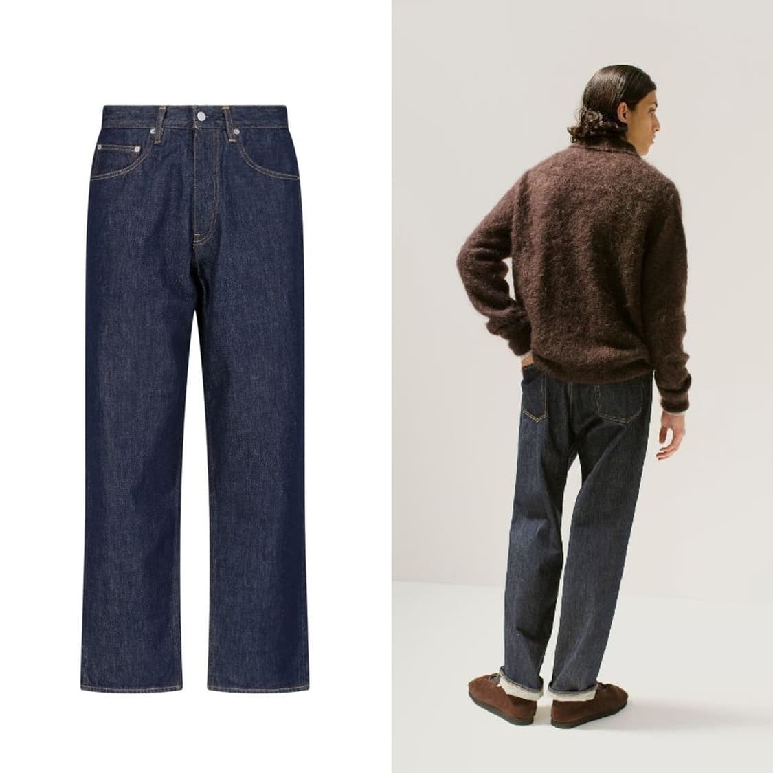 오라리 25 와이드 데님 팬츠 (34) 상품이미지2