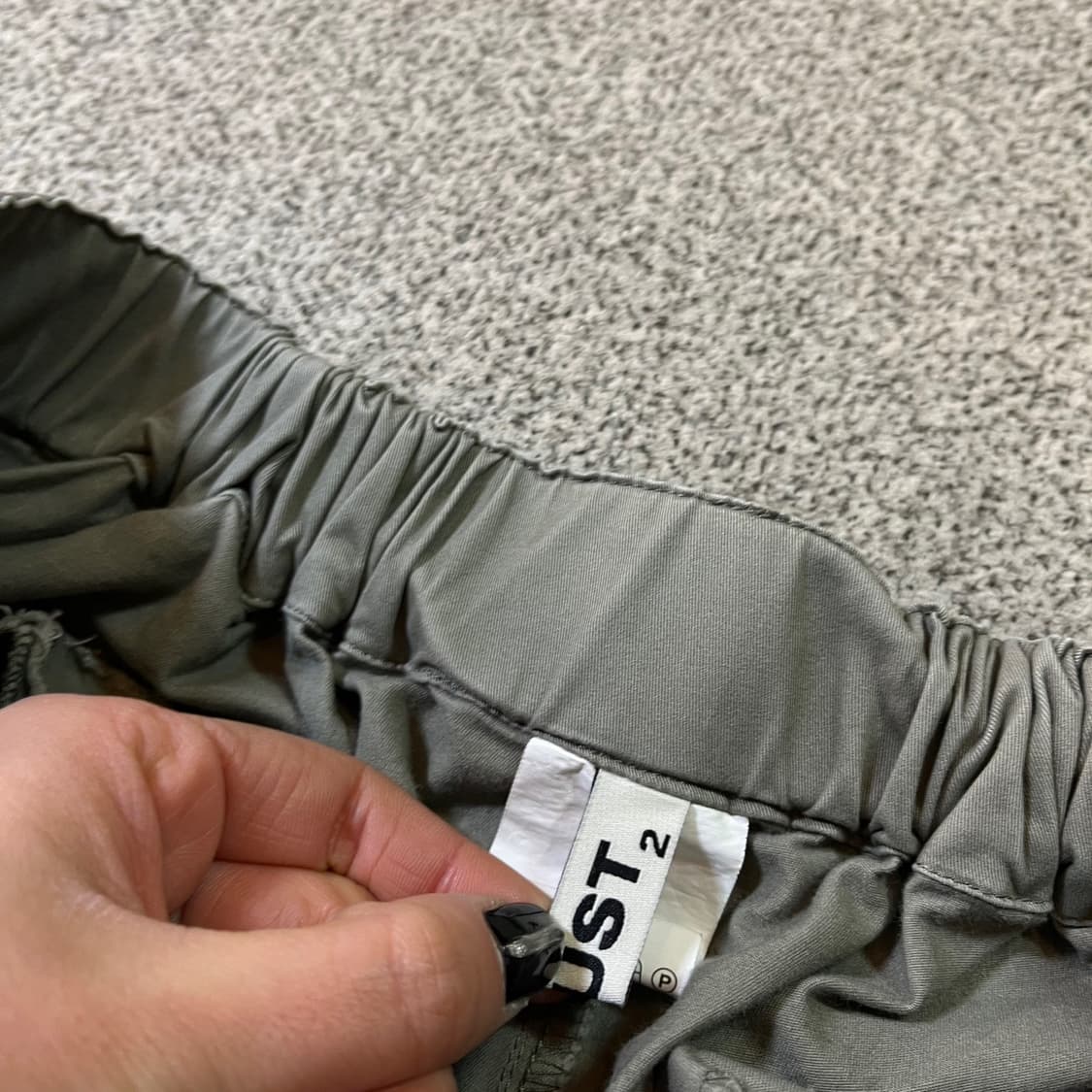 인더스트 핀턱 와이드 카고 팬츠 상품이미지4