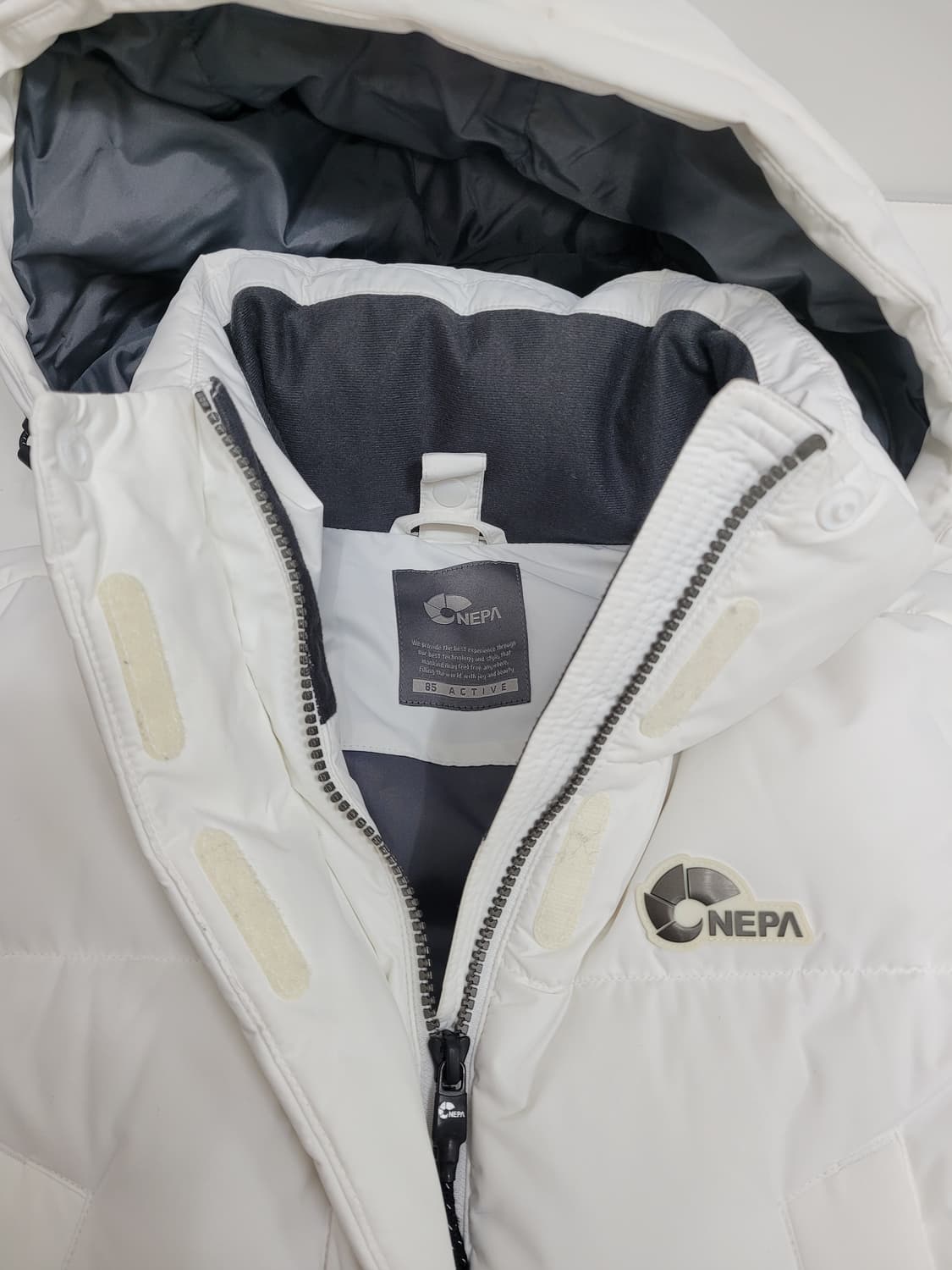 NEPA 네파 화이트 구스 다운 롱 패딩 / 여 85 
 상품이미지7