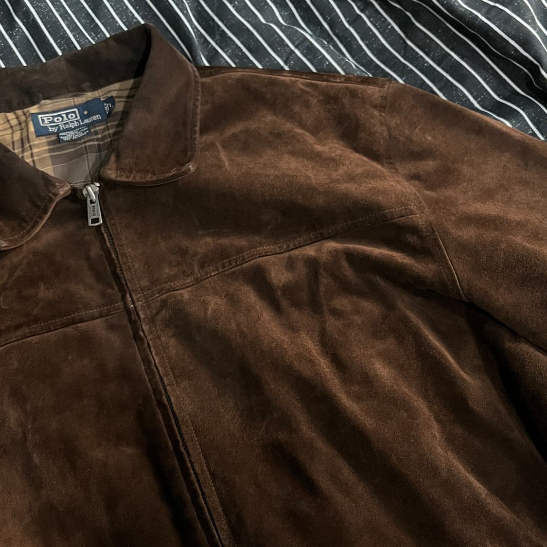 90s 폴로 스웨이드 코트자켓 L 상품이미지6