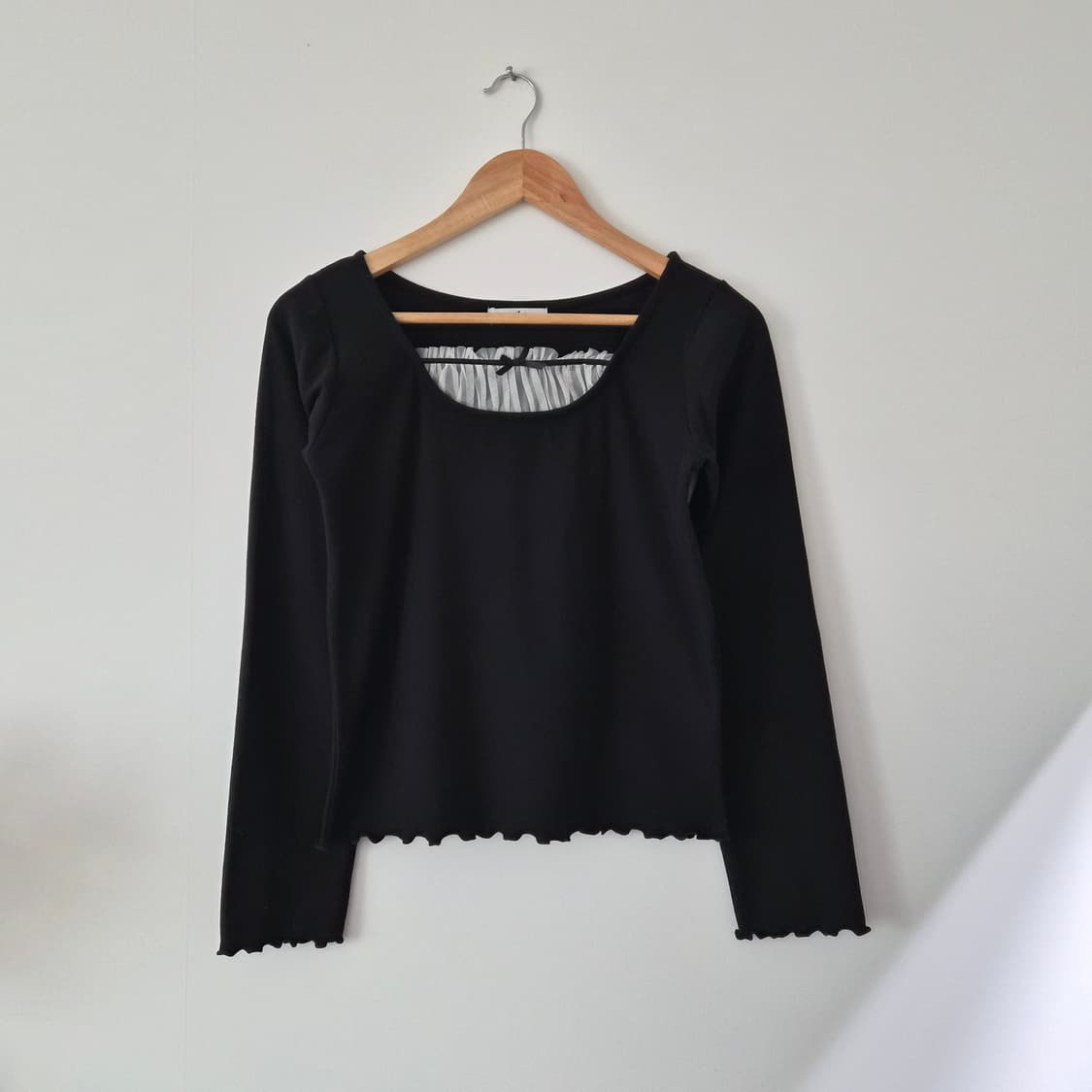 일본 빈티지 갸루 스타일 레이어드 티셔츠  상품이미지1