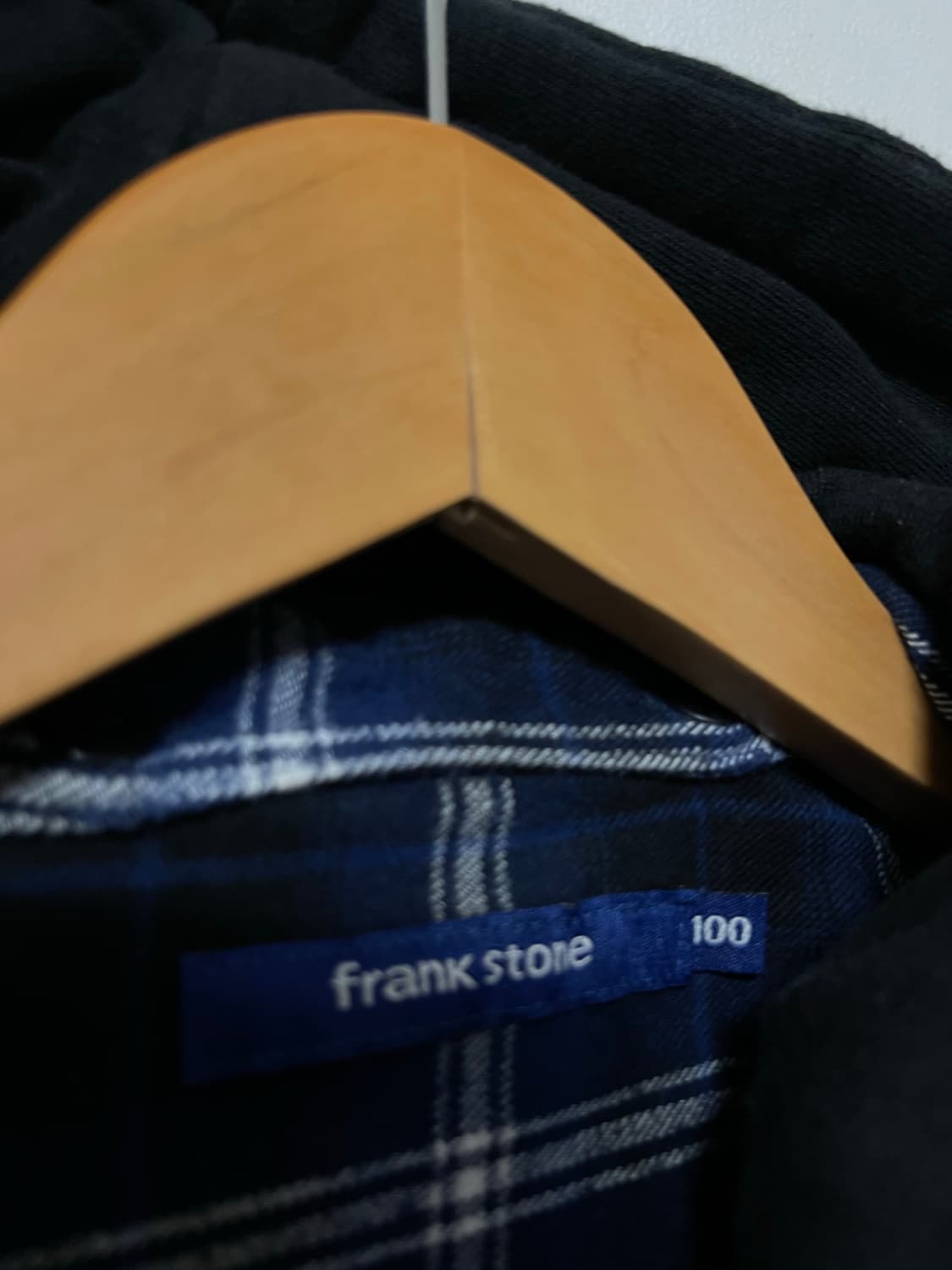 100 frank stone 루즈핏 후드 셔츠 남방 정품 상품이미지4