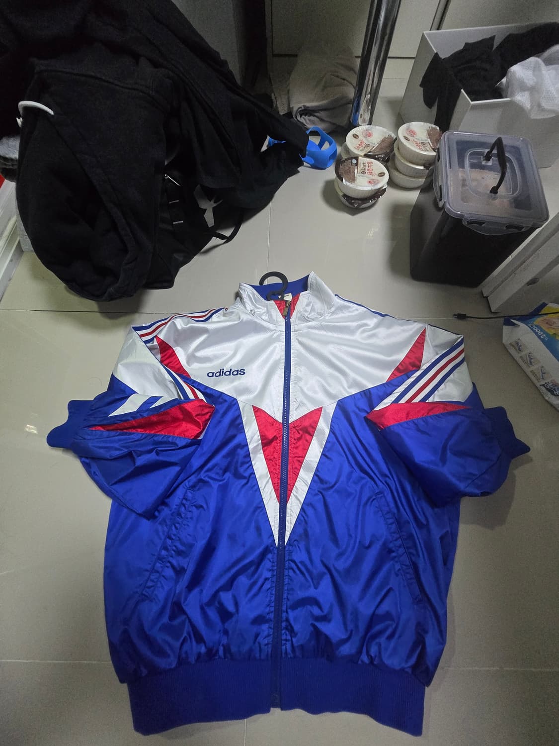 아디다스 90's 데상트 재팬라인 배색 바람막이 자켓 상품이미지3